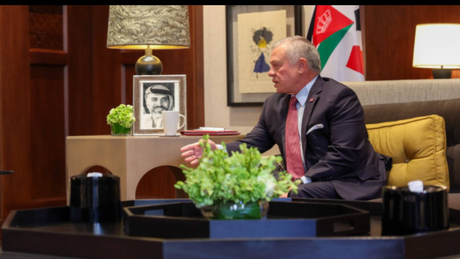 King receives call from US president, urges immediate ceasefire in Gaza