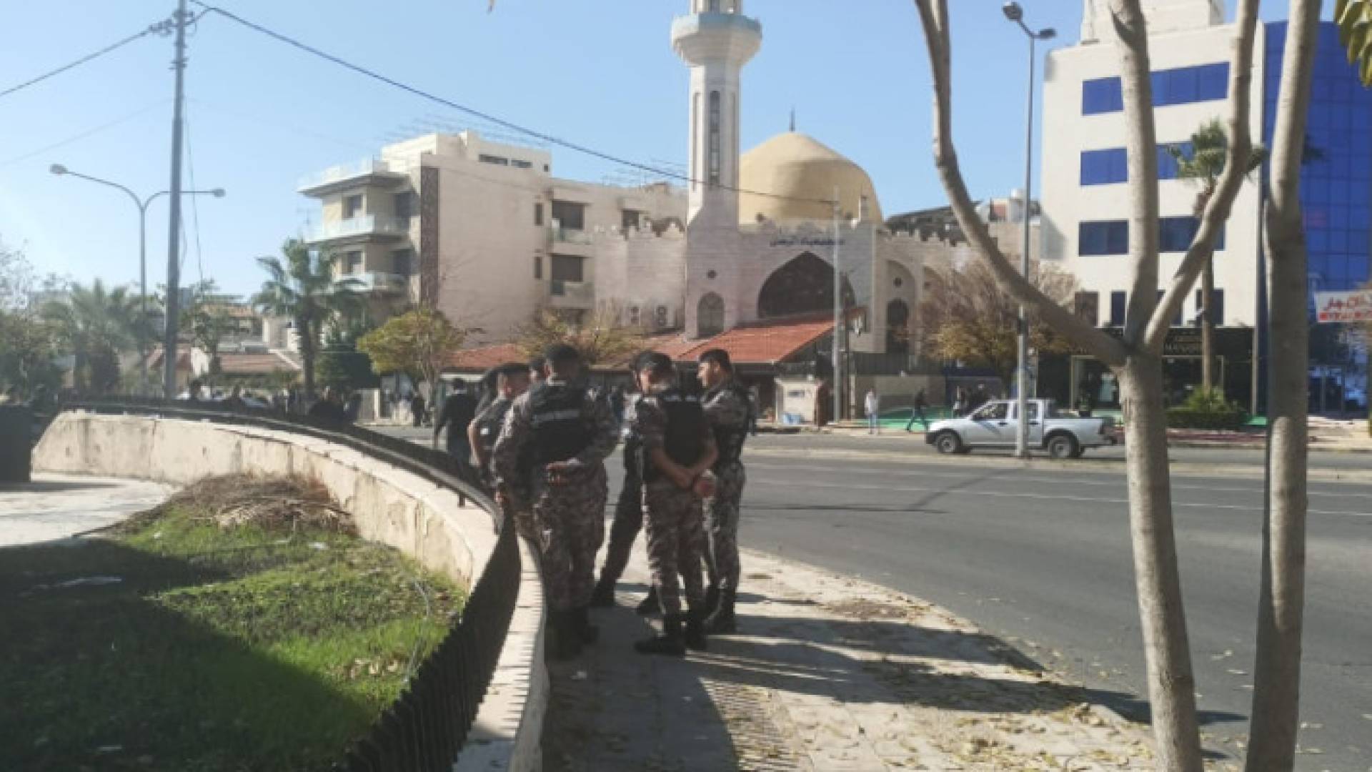 Heavy security deployment around US Embassy in Amman