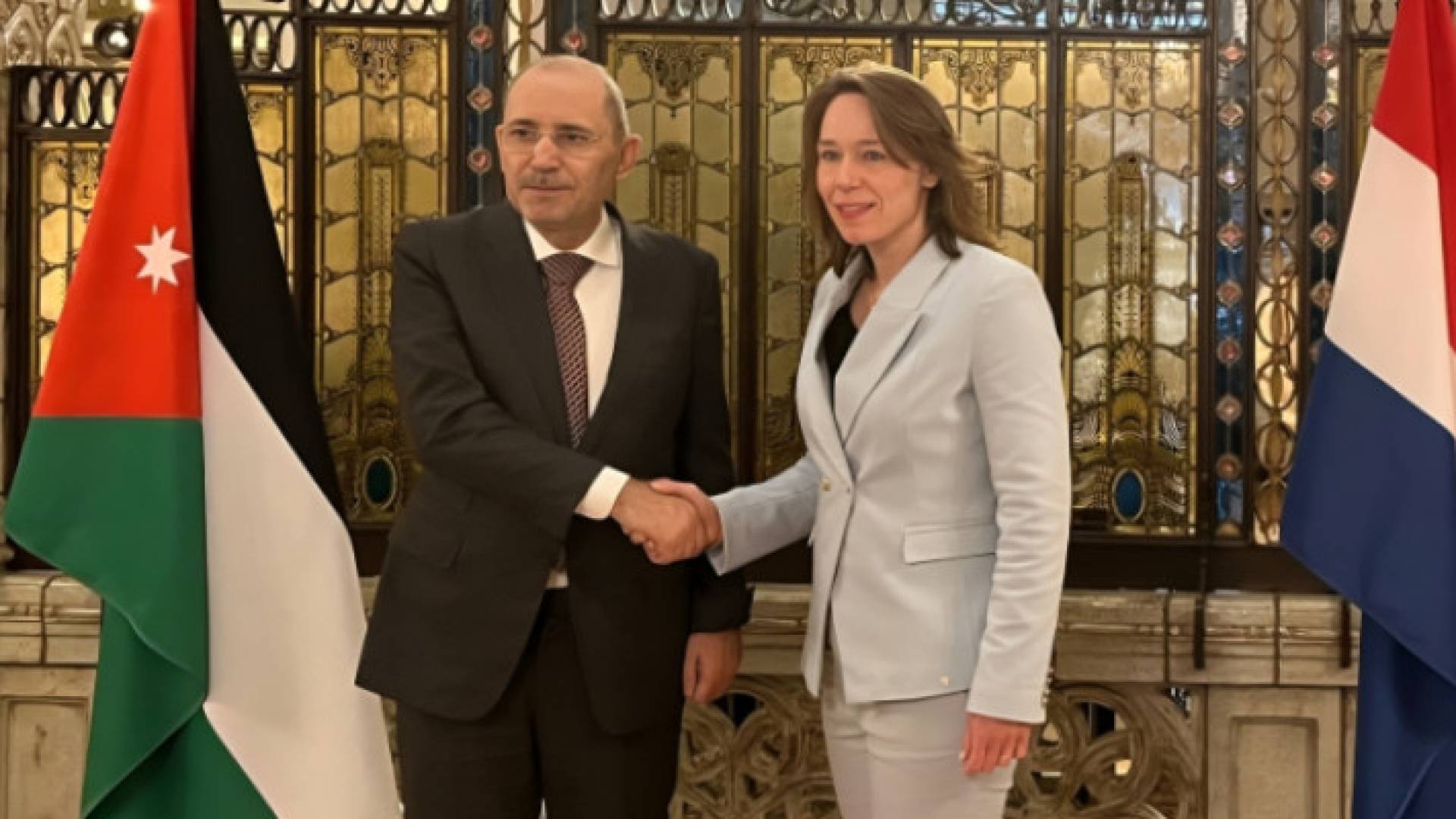 Jordanian, Dutch Foreign Ministers discuss Gaza situation