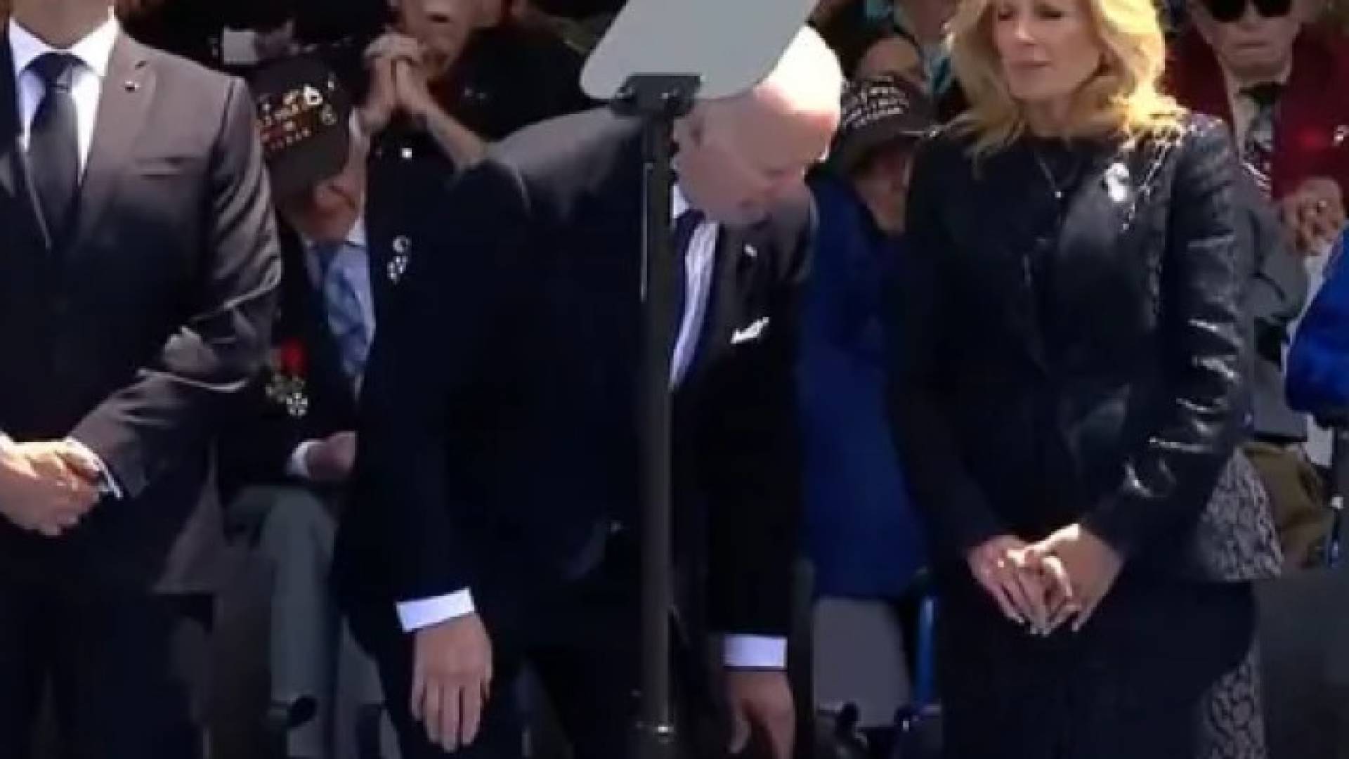 Biden goes viral on social media after D-Day ceremony