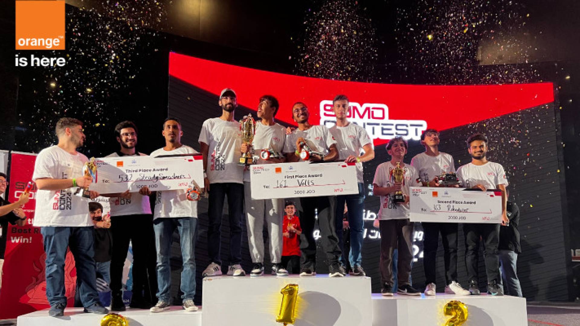 Orange Jordan sponsors National Sumo Robotics Competition organized by HTU for 3rd consecutive year