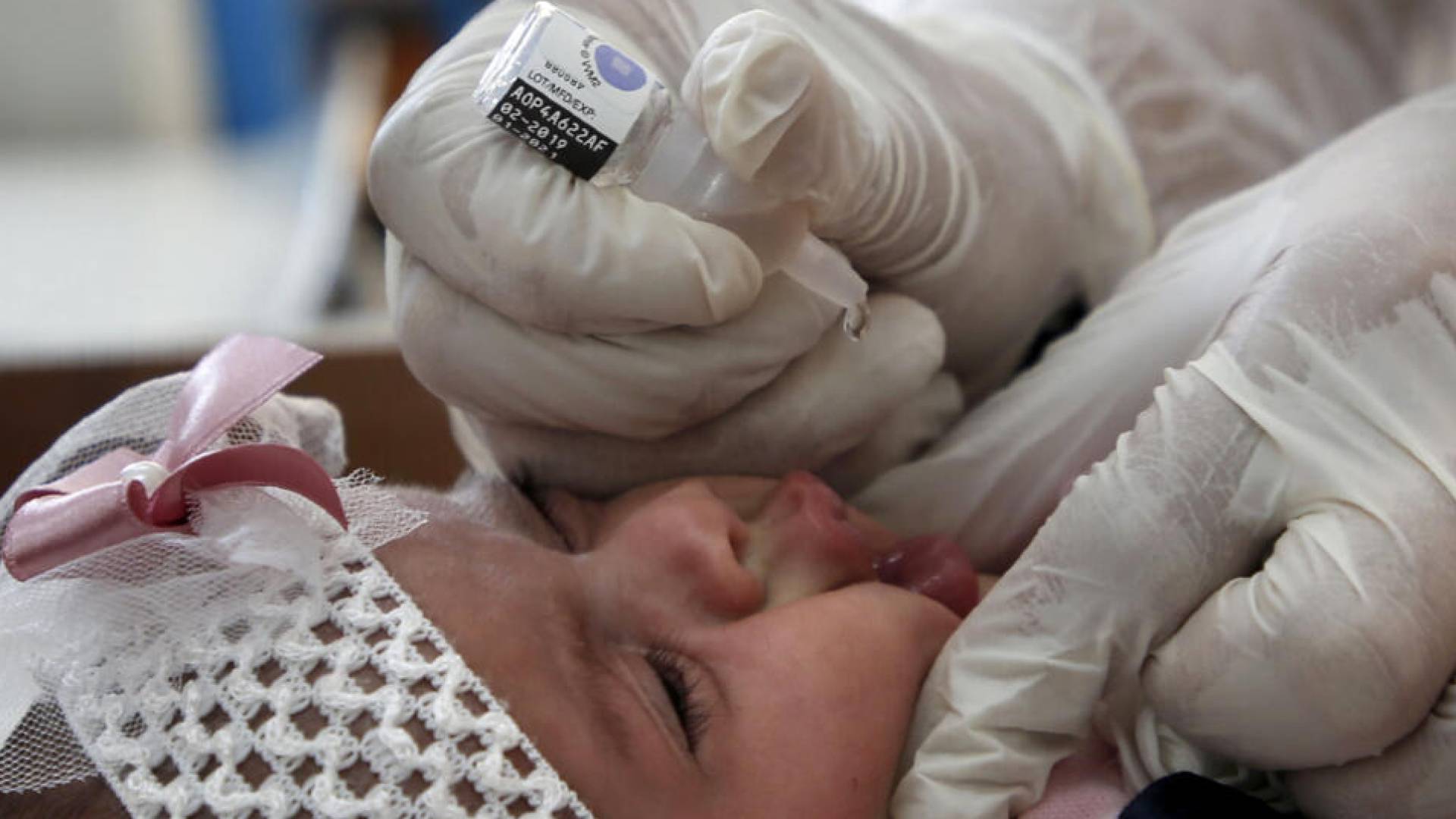 First case of type 2 polio recorded in Gaza; 10-month-old child left paralyzed in leg