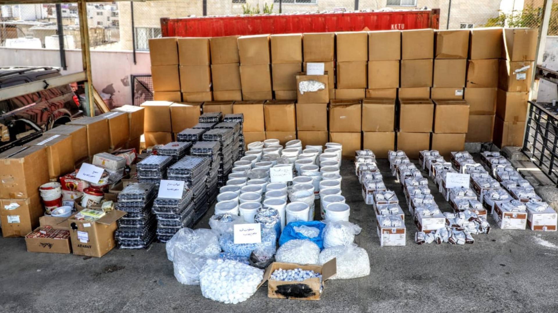Major bust: Jordan Customs confiscates expired food, medical supplies, unsafe tobacco