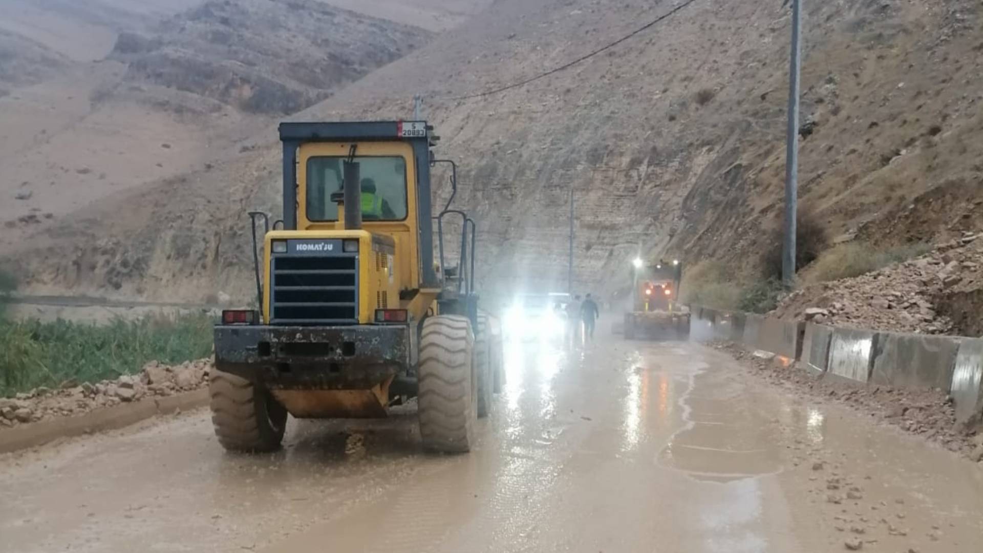 Ministry of Public Works responds to multiple weather-related incidents across Jordan