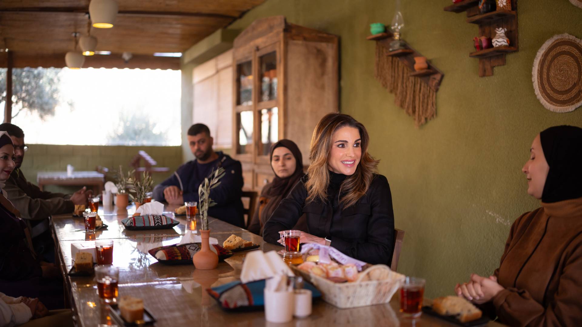Queen Rania visits Jerash, supports local development initiatives