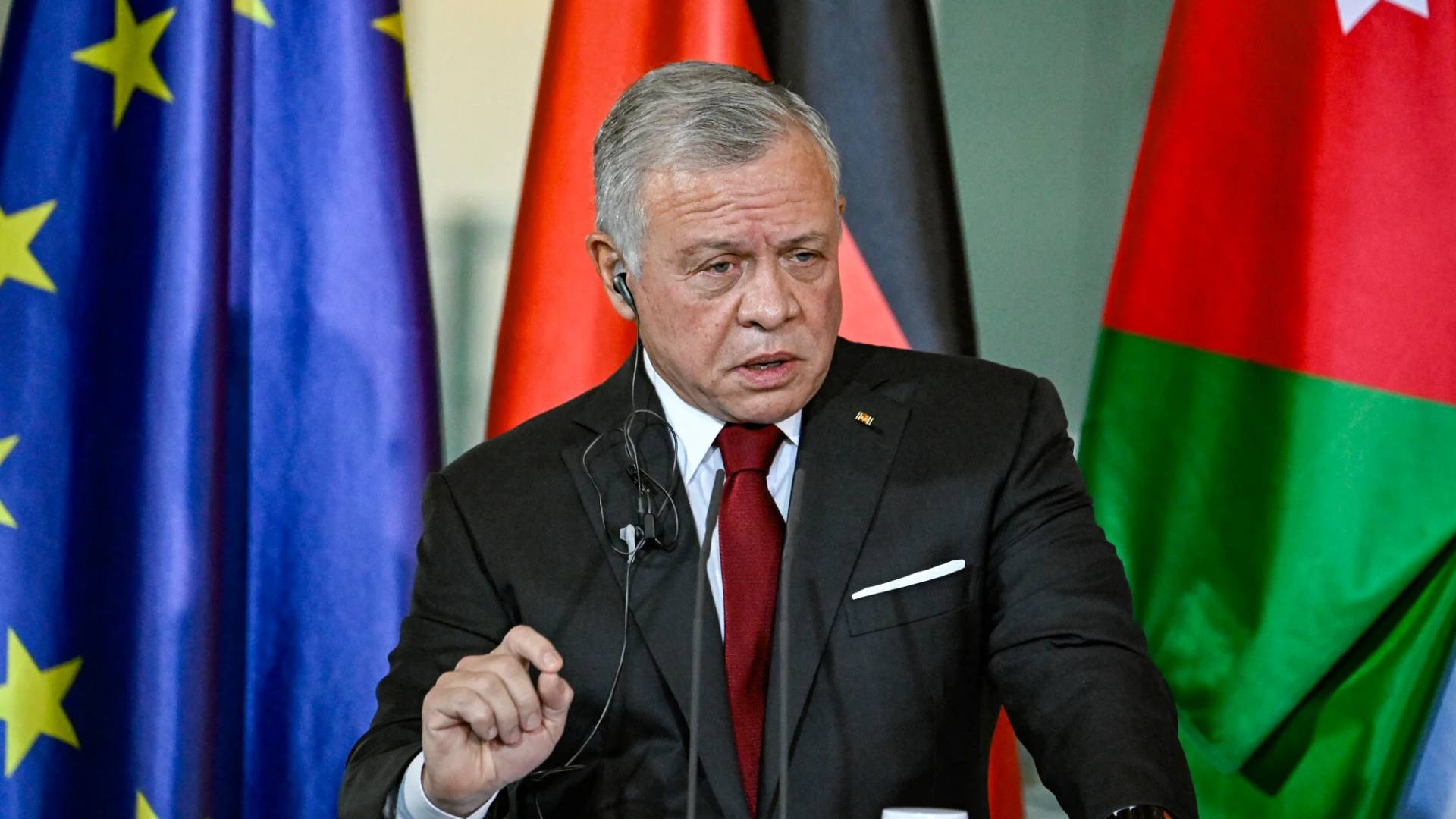 King, Dutch PM discuss Gaza developments