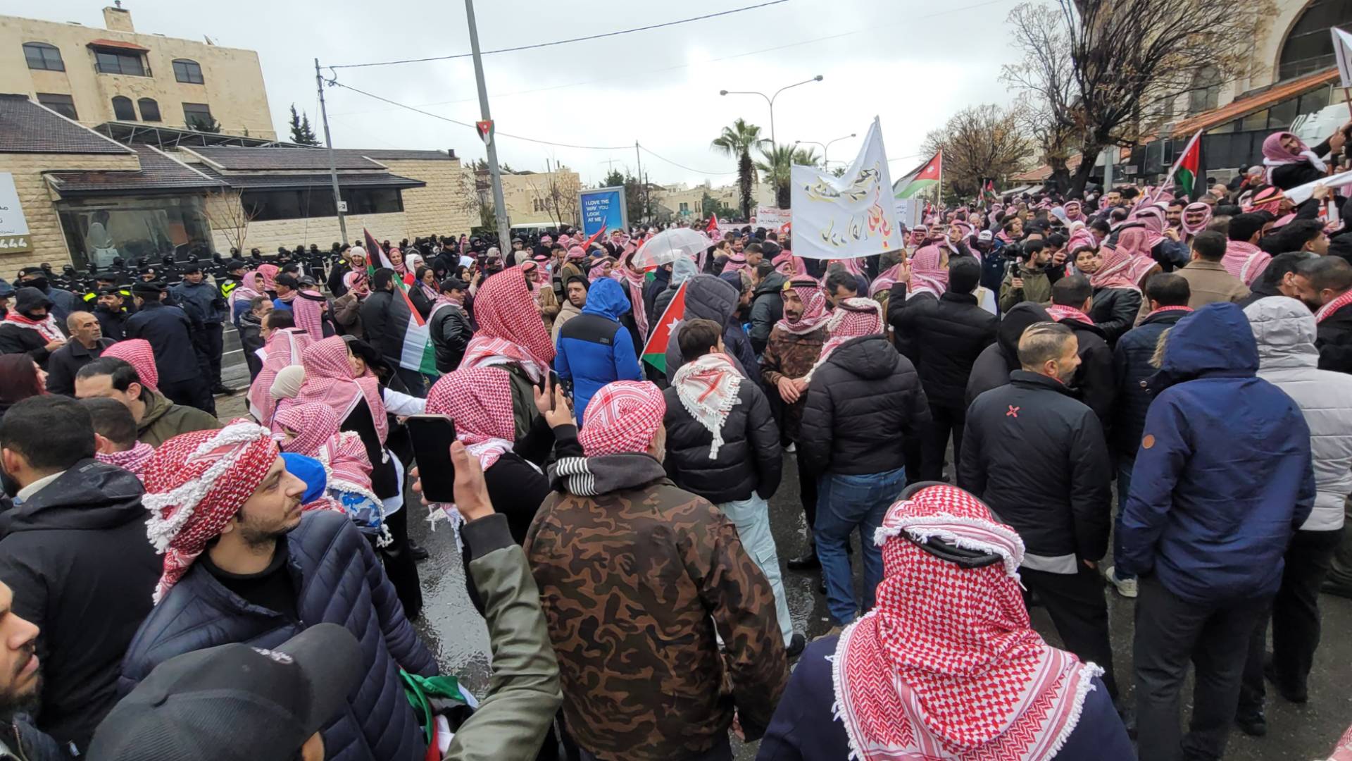 VIDEOS - Thousands march in support of King Abdullah II, Palestinian rights