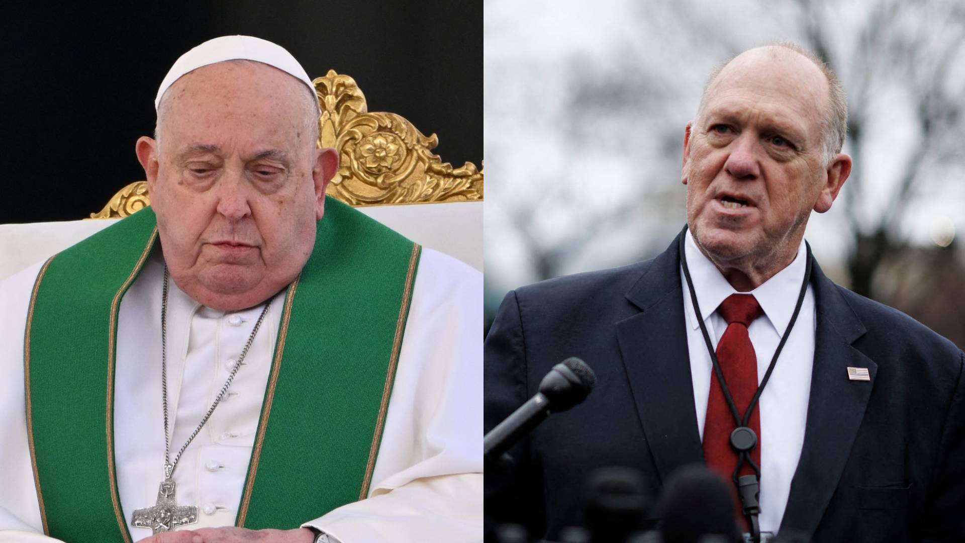 "Stick to Catholic Church:" Homan to Pope over deportation remarks