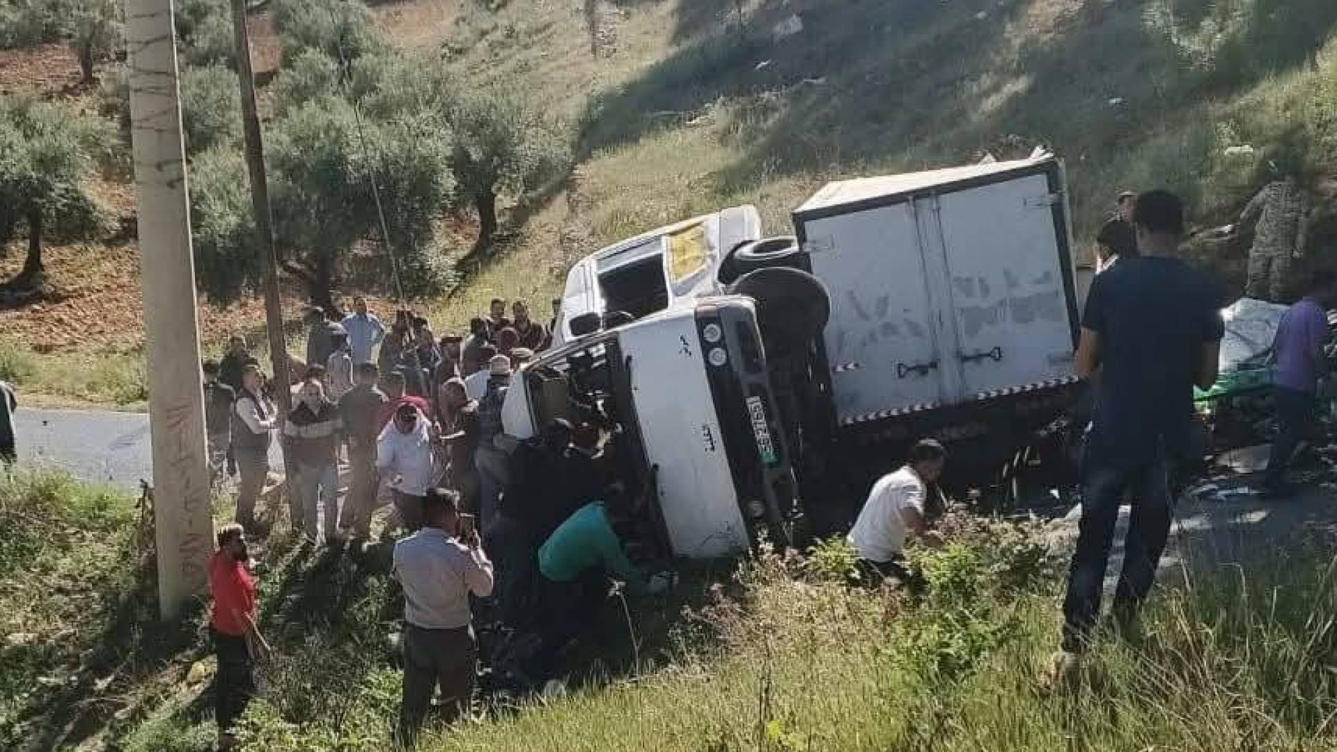 Two killed, 20 injured in bus crash near Jerash