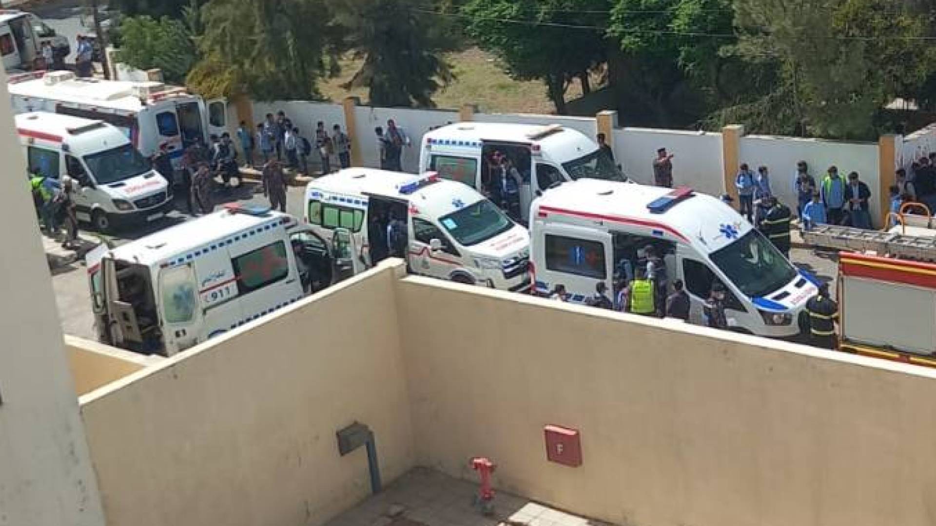 Thirteen students hospitalized after gas leak at school in Amman