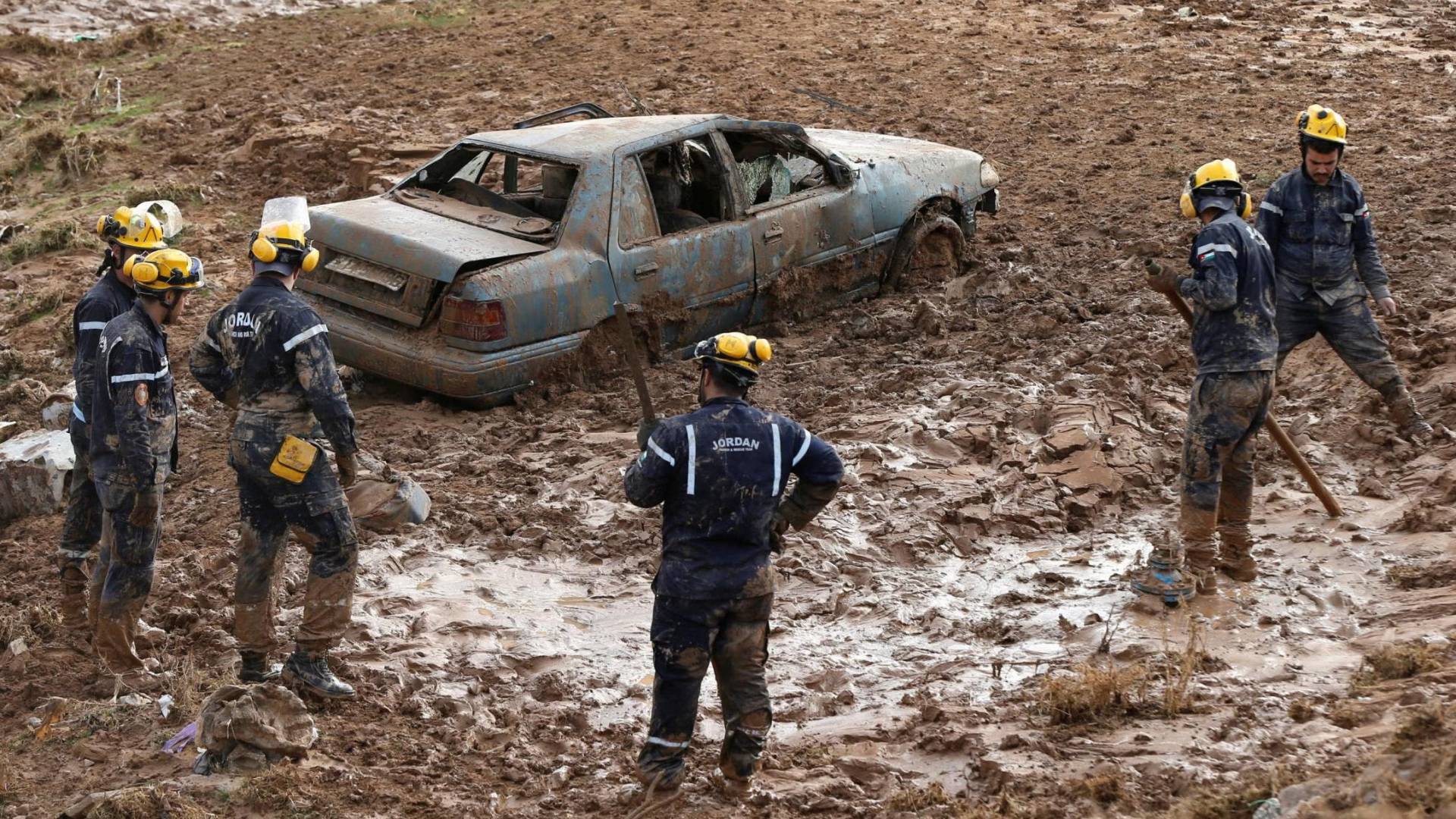 Bodies of Belgian mother, son found after floods in southern Jordan