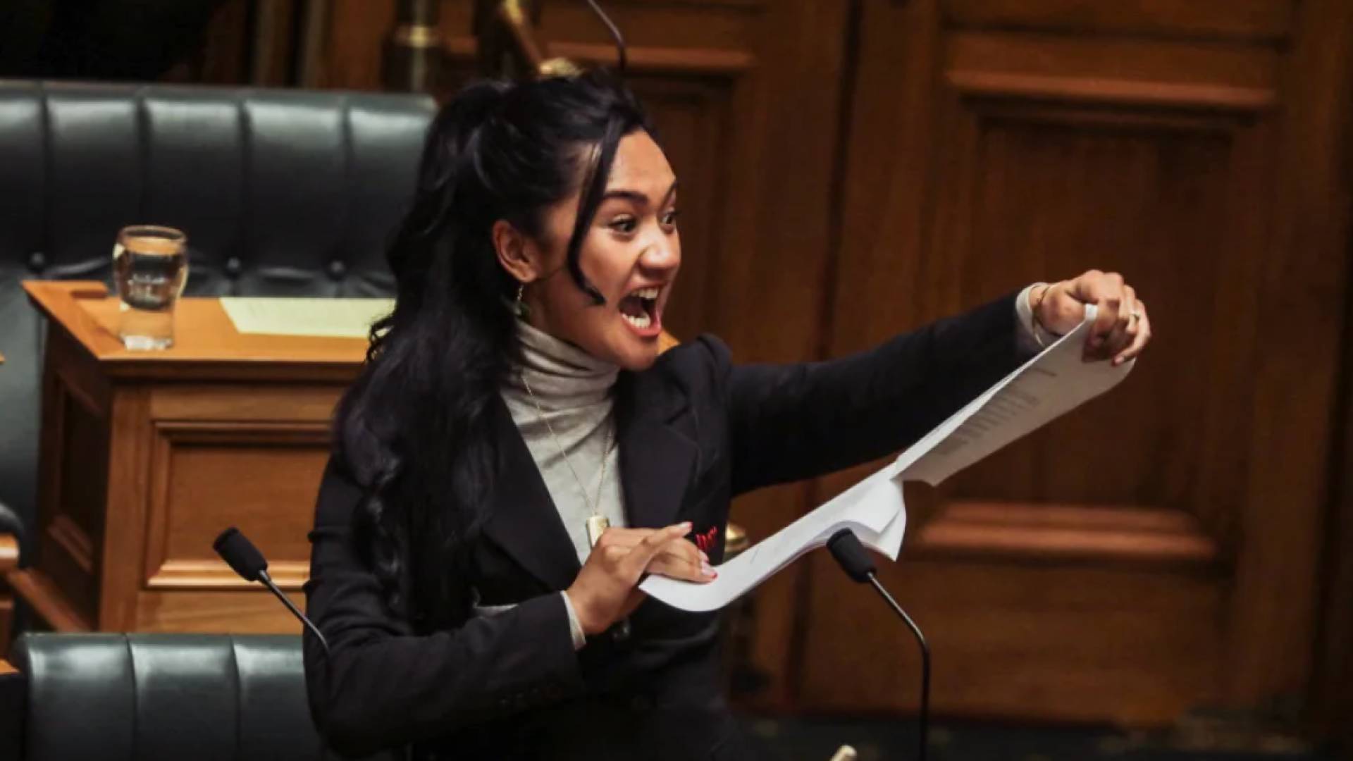 Three Māori MPs suspended from New Zealand Parliament over haka protest