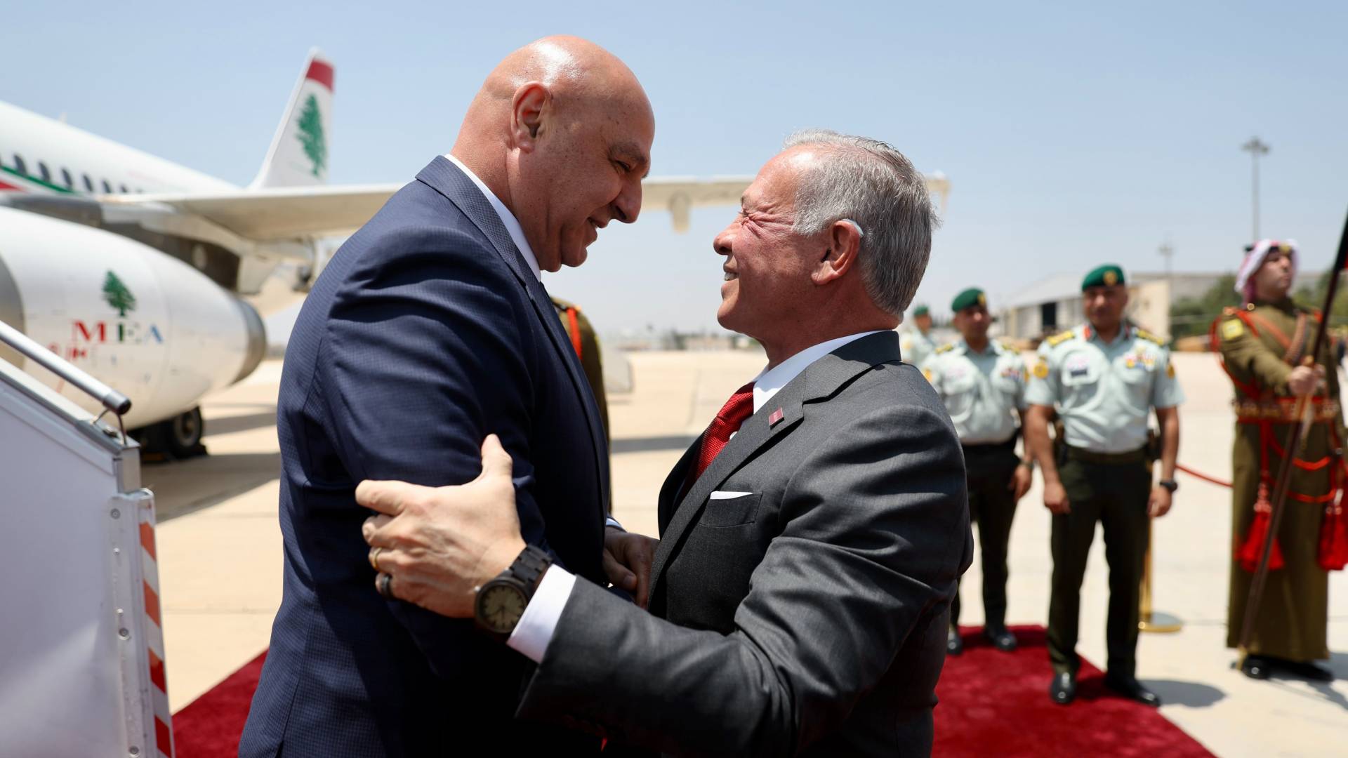 King receives Lebanese President Joseph Aoun