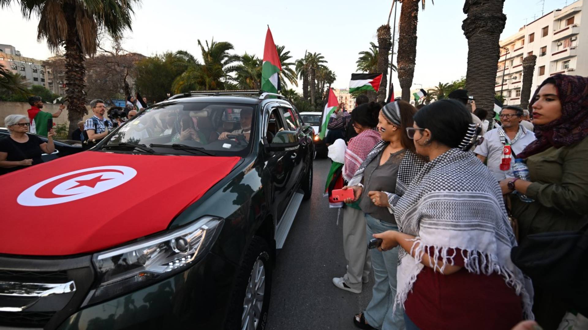 LIVE UPDATES: Tracking North African "Soumoud" convoy on its journey to Gaza