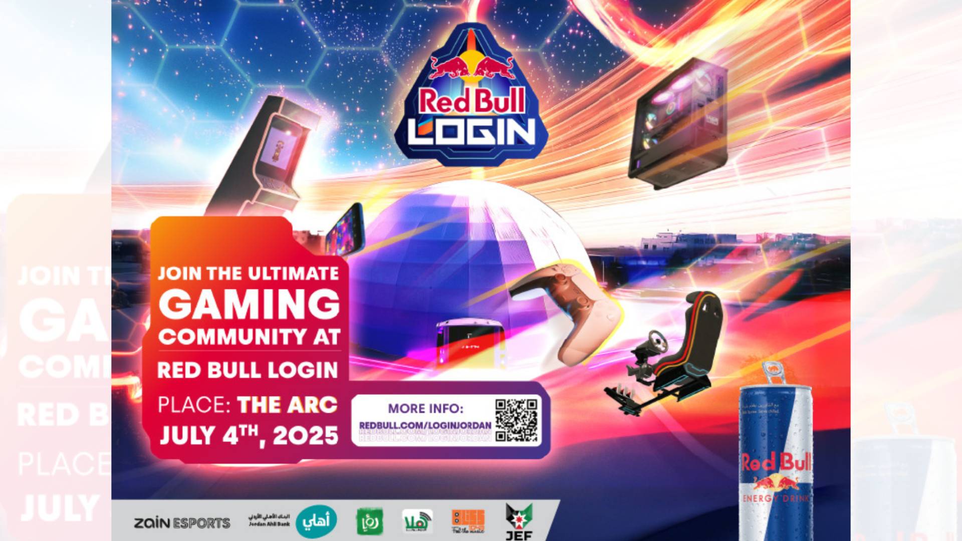 Red Bull Login, the largest gaming event in Amman