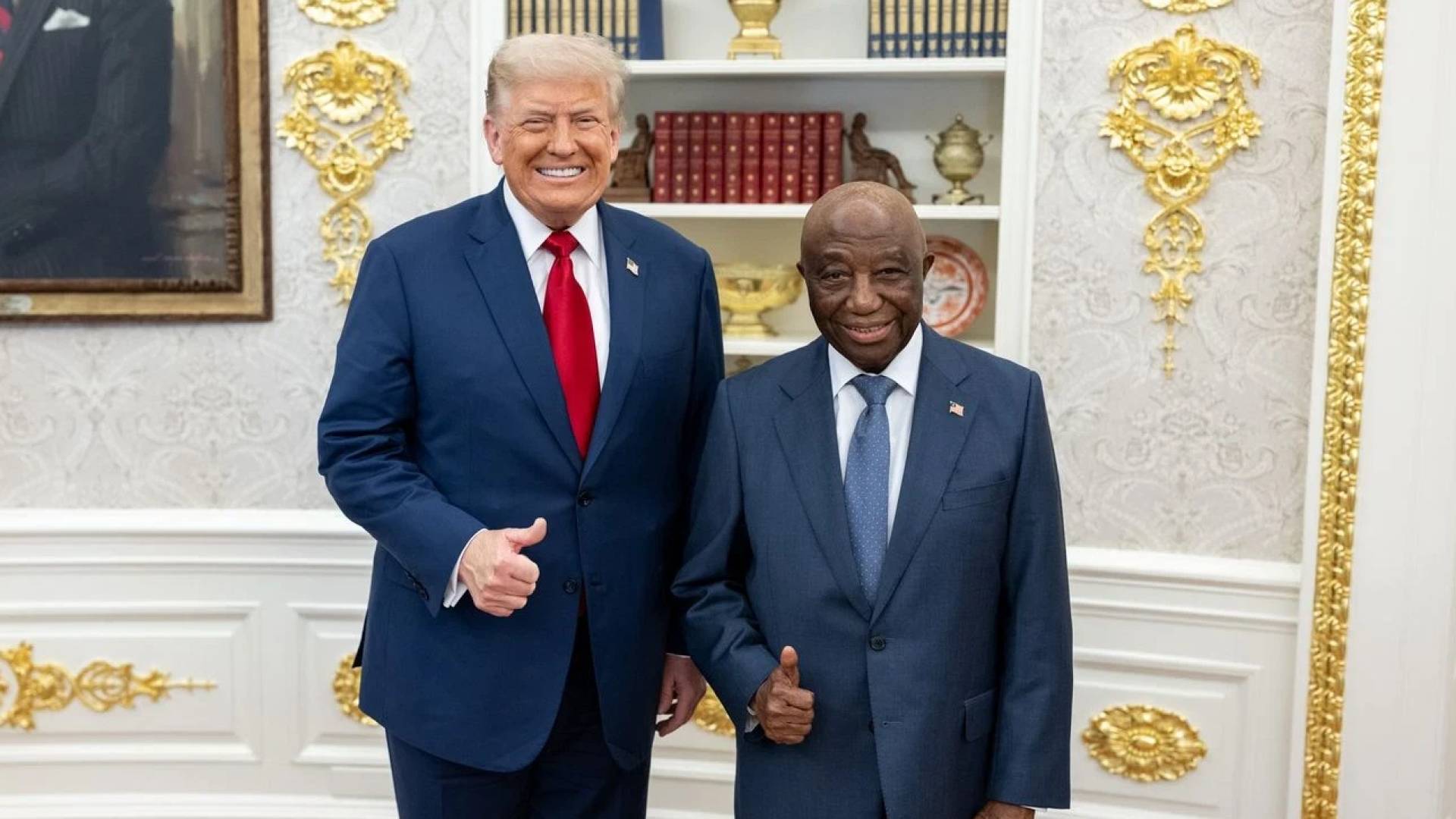 ‘No offence taken’: Liberia responds to Trump’s surprise over President’s English