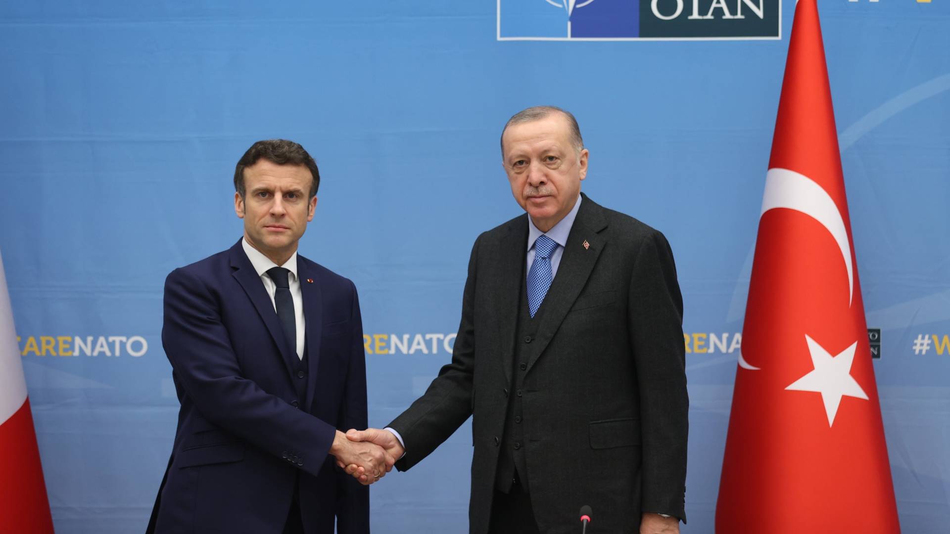 Erdogan congratulates Macron for decision to recognize Palestinian state