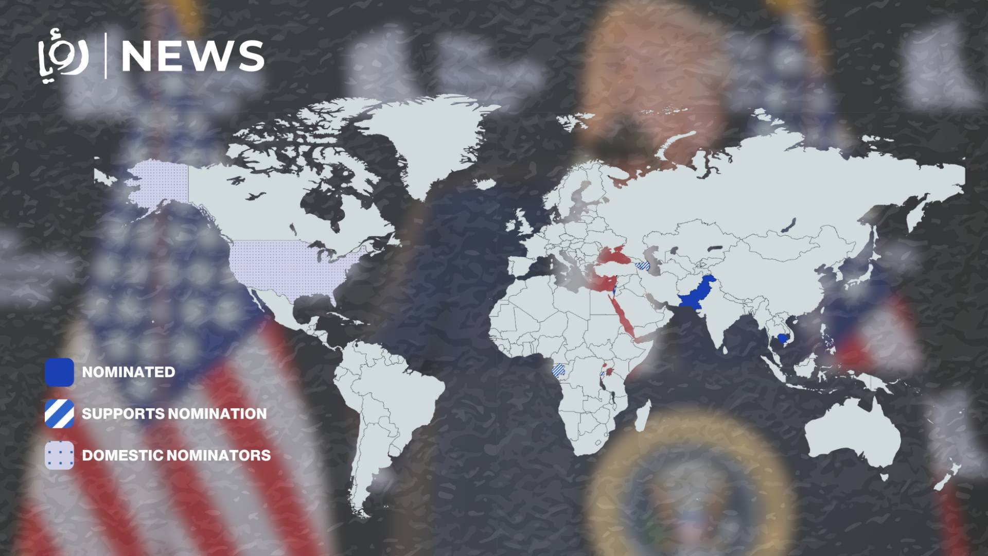 MAP: Which countries have nominated Trump for Nobel Peace Prize?