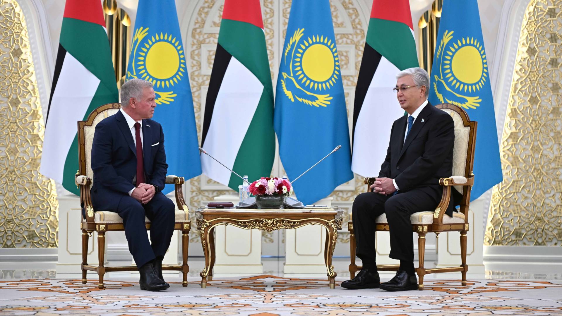 King, Kazakhstan president hold talks in Astana