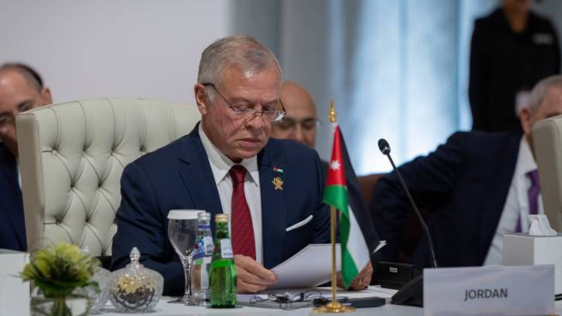 King begins working visit to New York