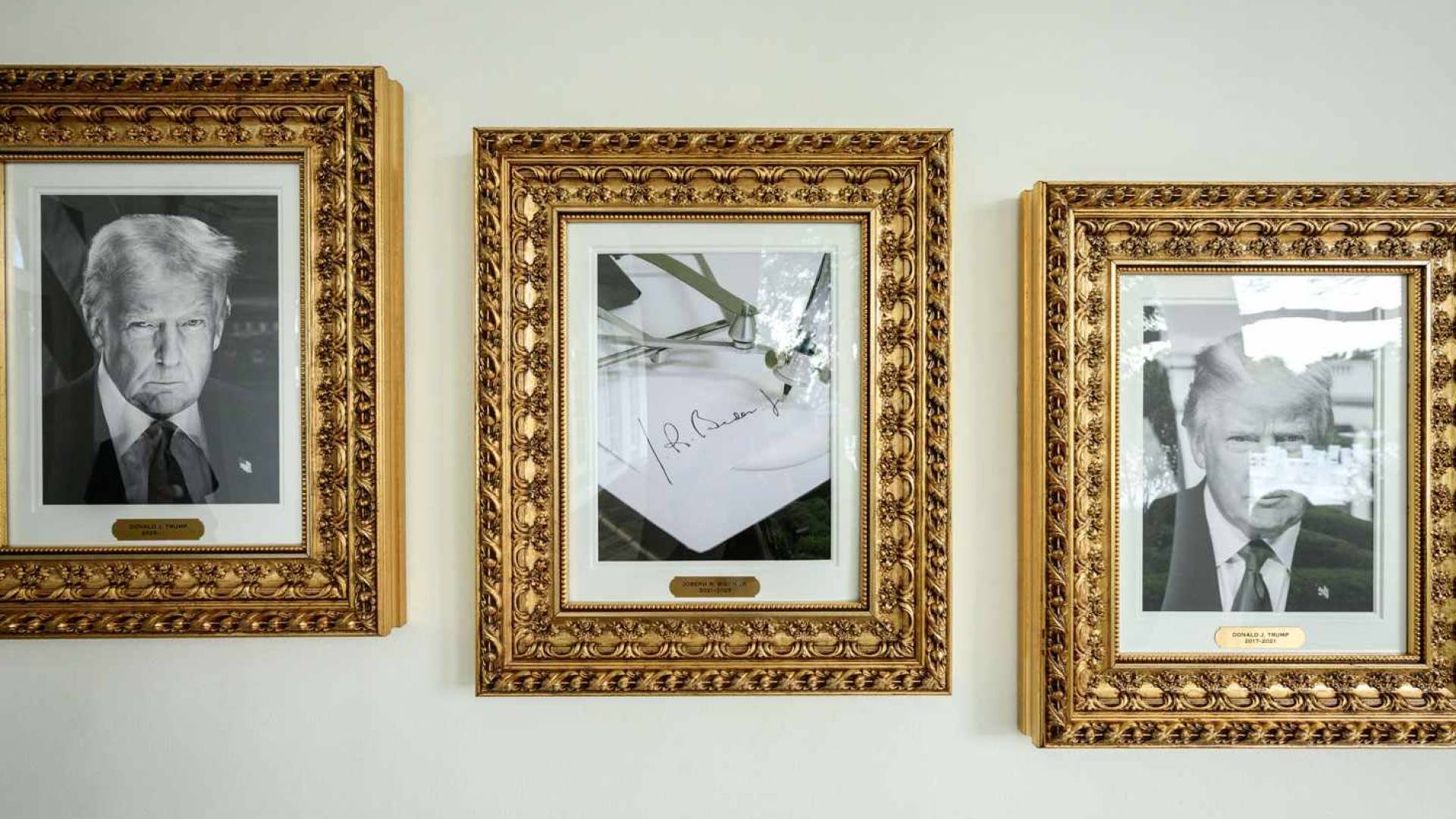 Trump excludes Biden’s portrait in new White House Presidential Walk of Fame