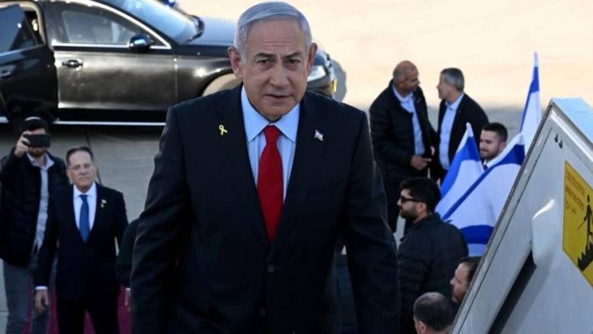 Netanyahu’s plane takes unusual route across Europe to USA