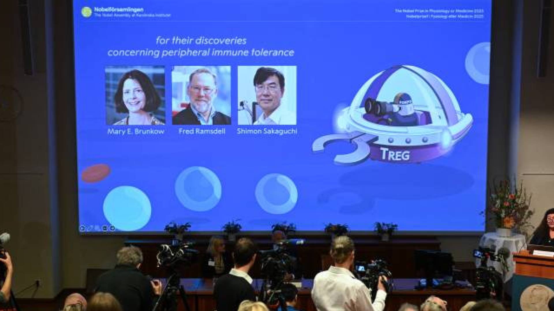 Medicine Nobel Prize awarded for discovery of immune system regulators