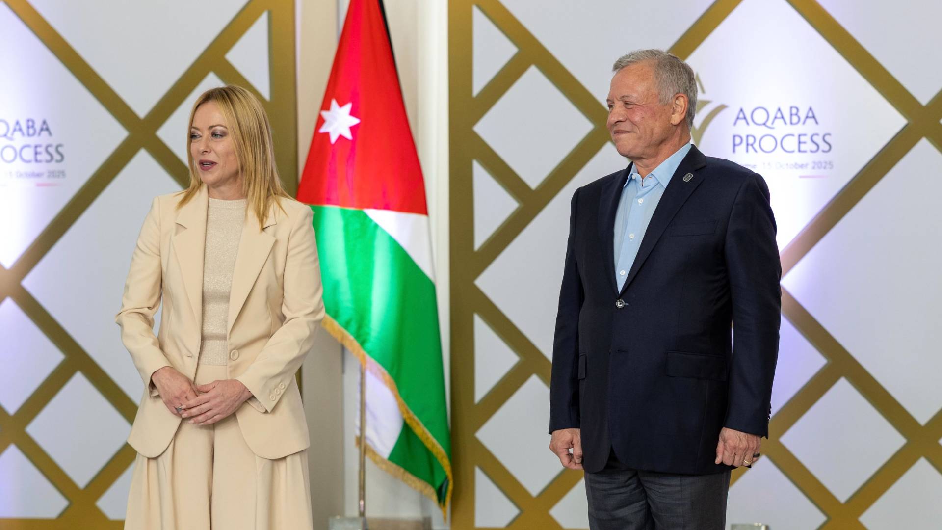 King, Italy PM chair new round of Aqaba Process meetings in Rome