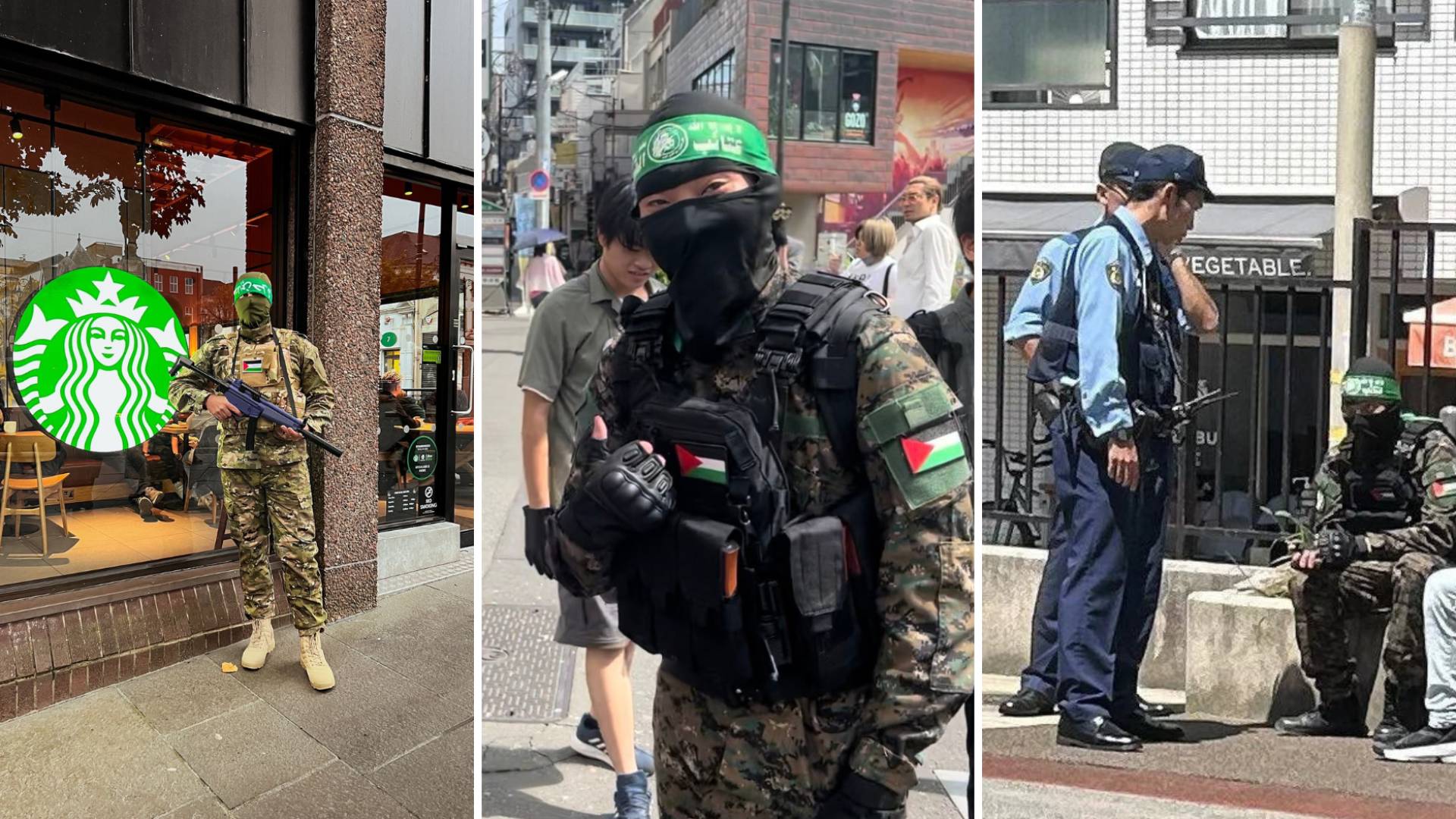 Hamas in Japan: Cosplayers dressing up as Qassam fighters go viral
