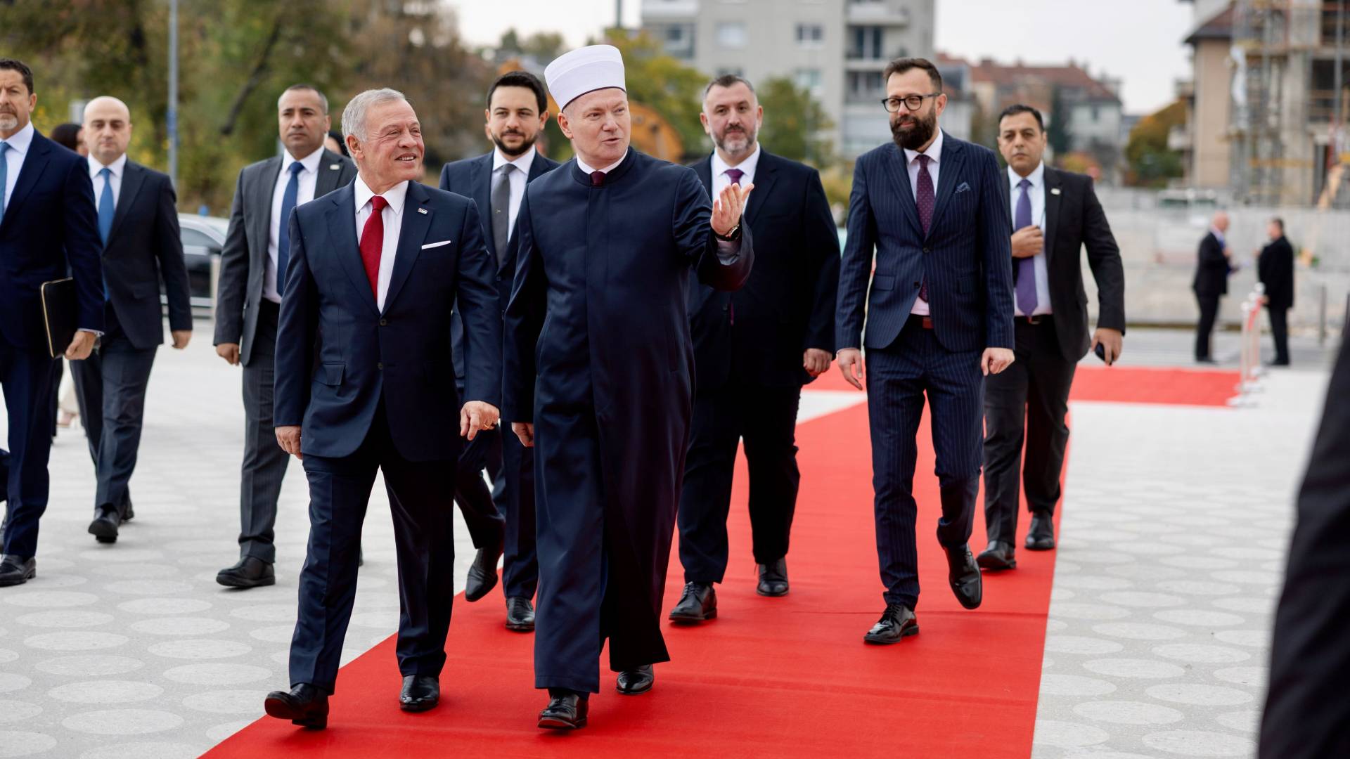 King visits Muslim Cultural Centre in Slovenia's Ljubljana