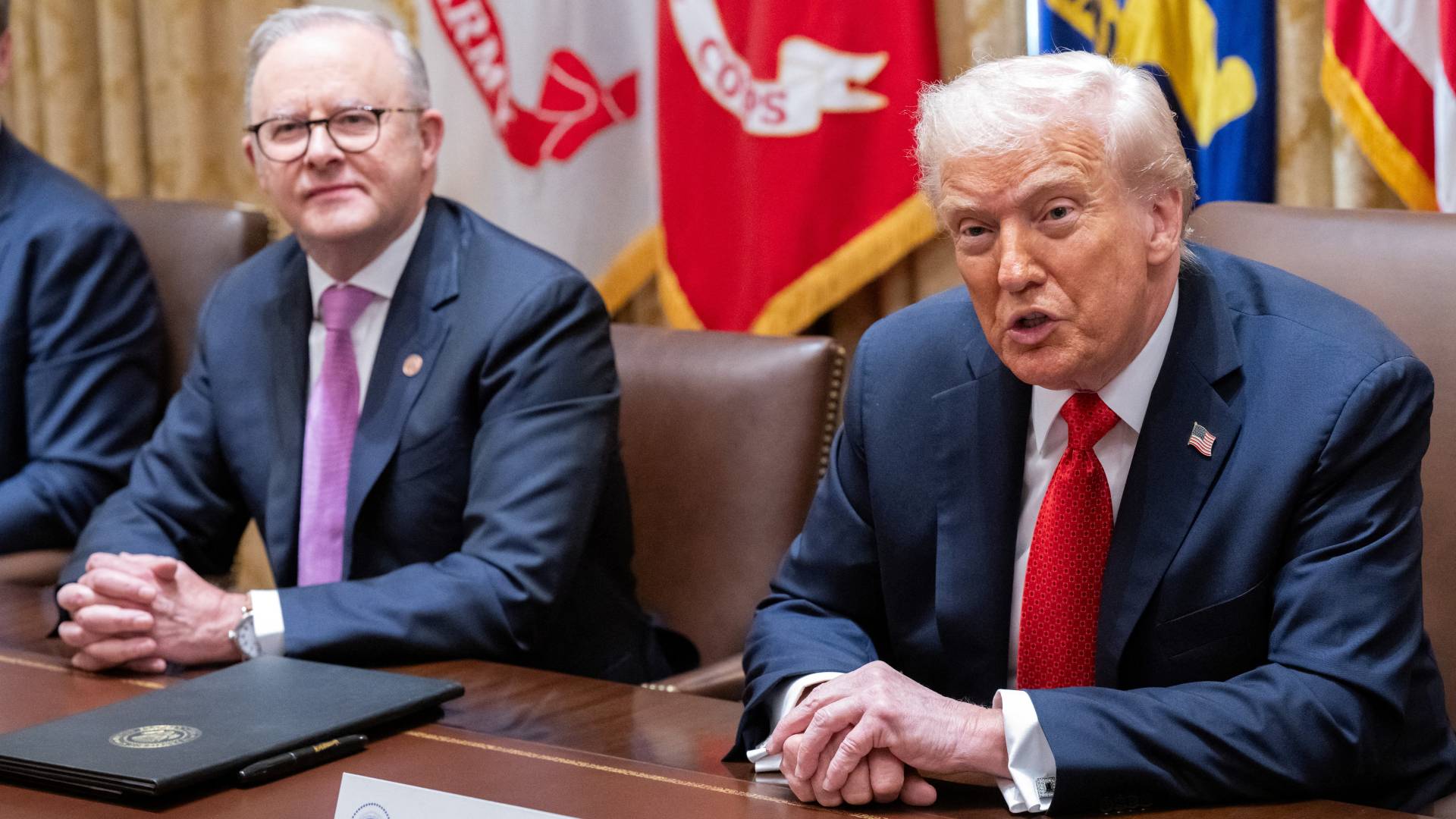 Trump promises Australia submarines during Albanese visit