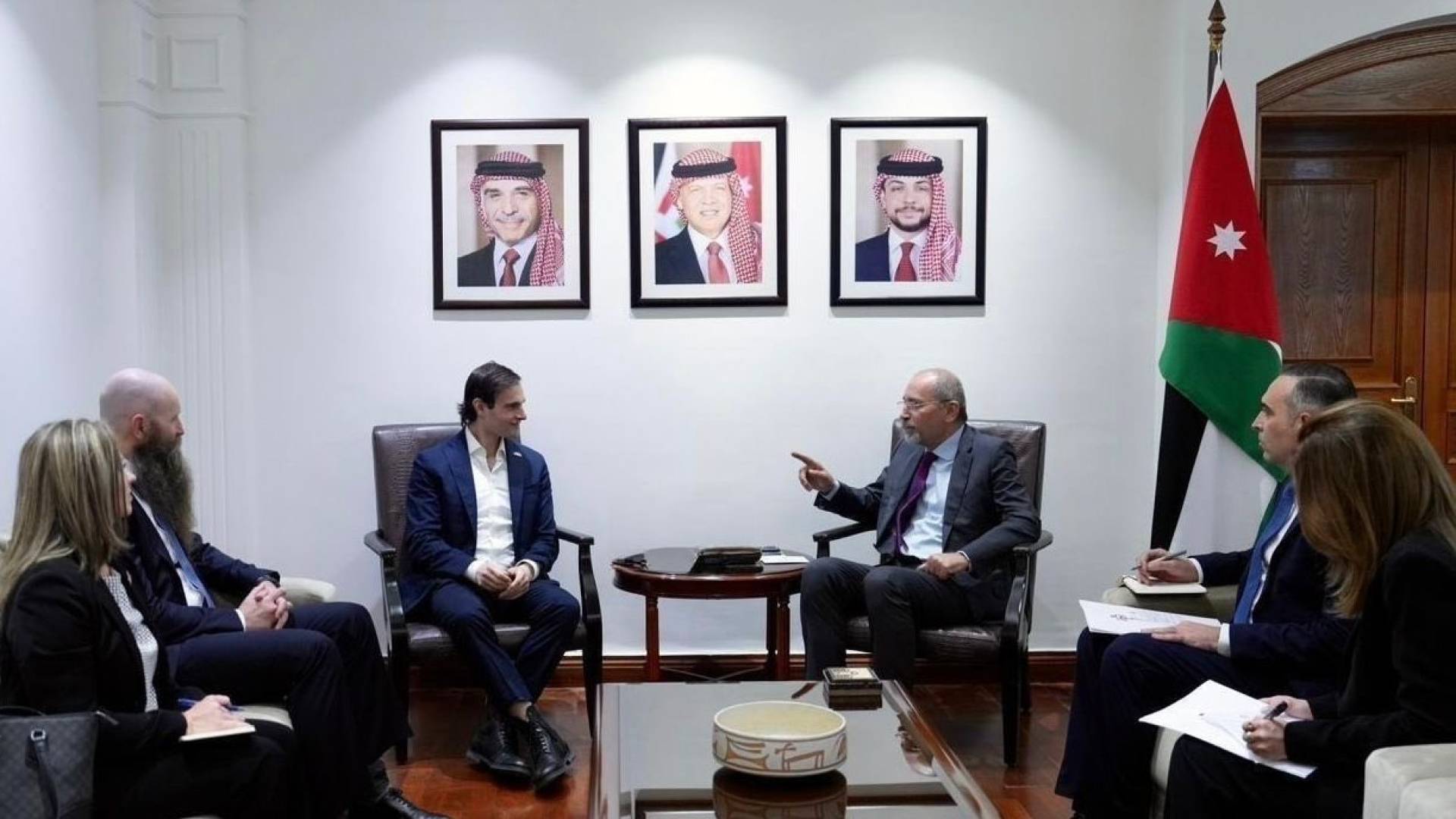 Jordanian FM Safadi meets with US official to discuss Gaza ceasefire