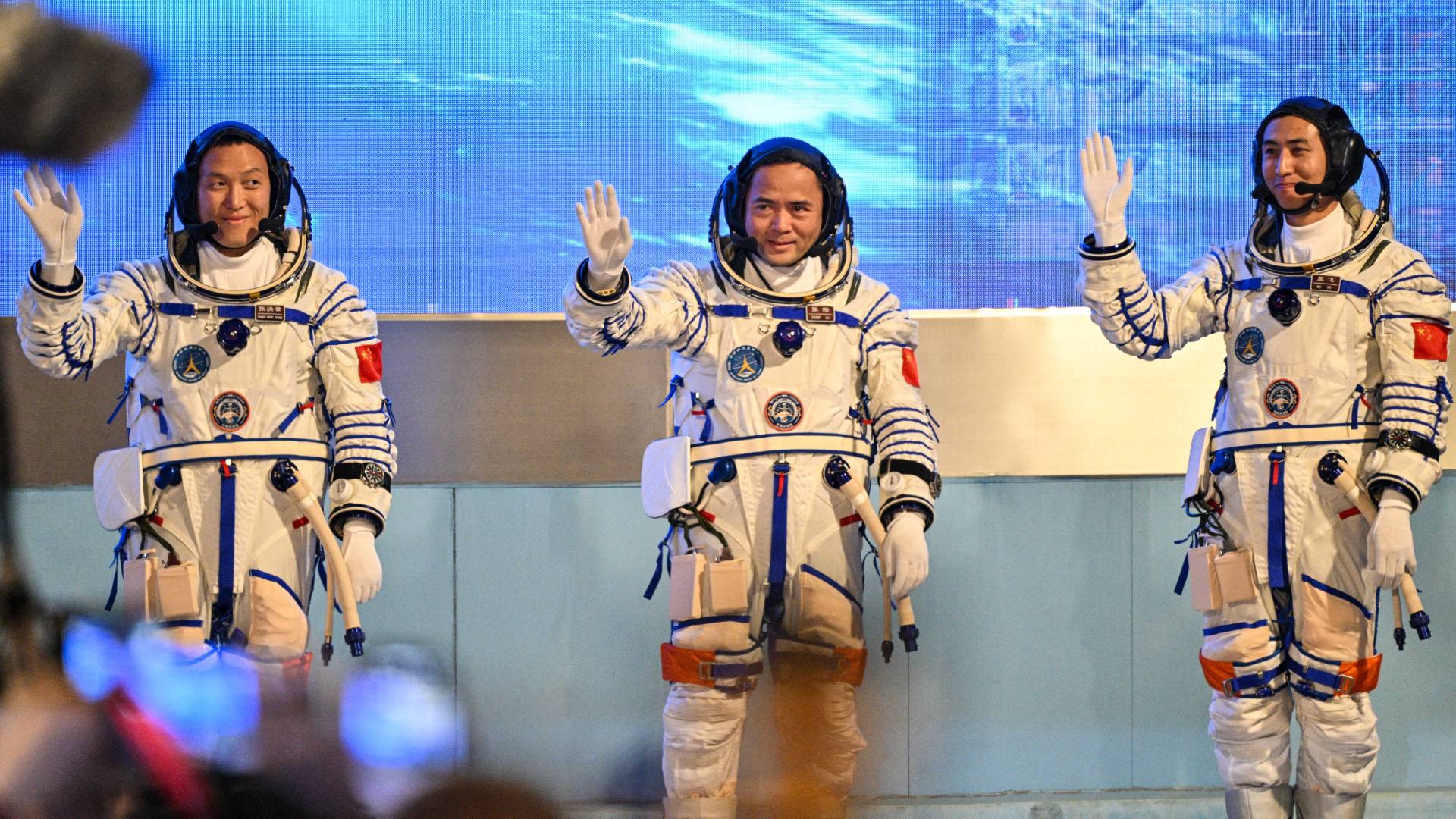 China sends youngest astronaut, mice to space station