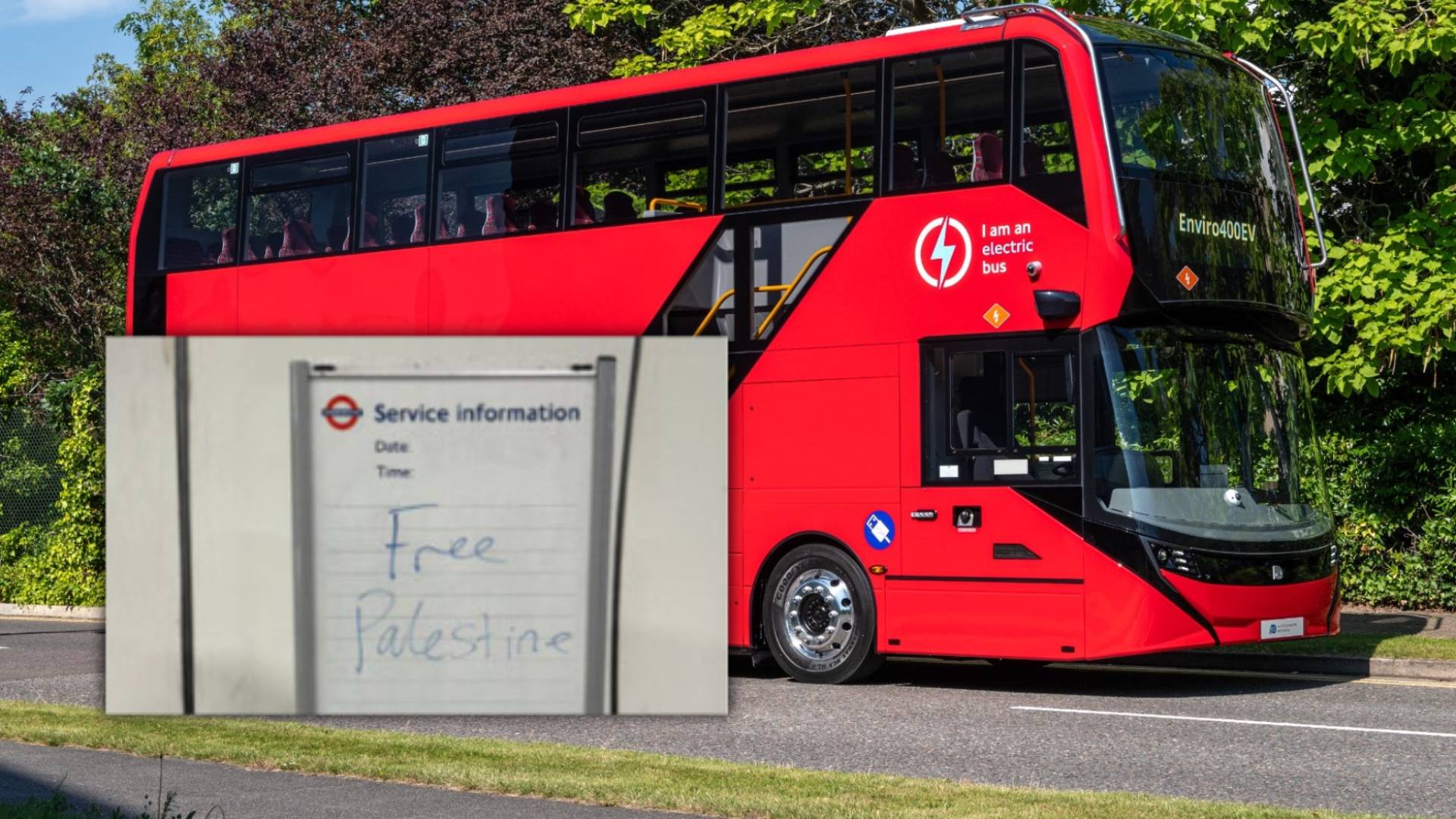 London transport official refuses to remove pro-Palestine Graffiti after complaint: report