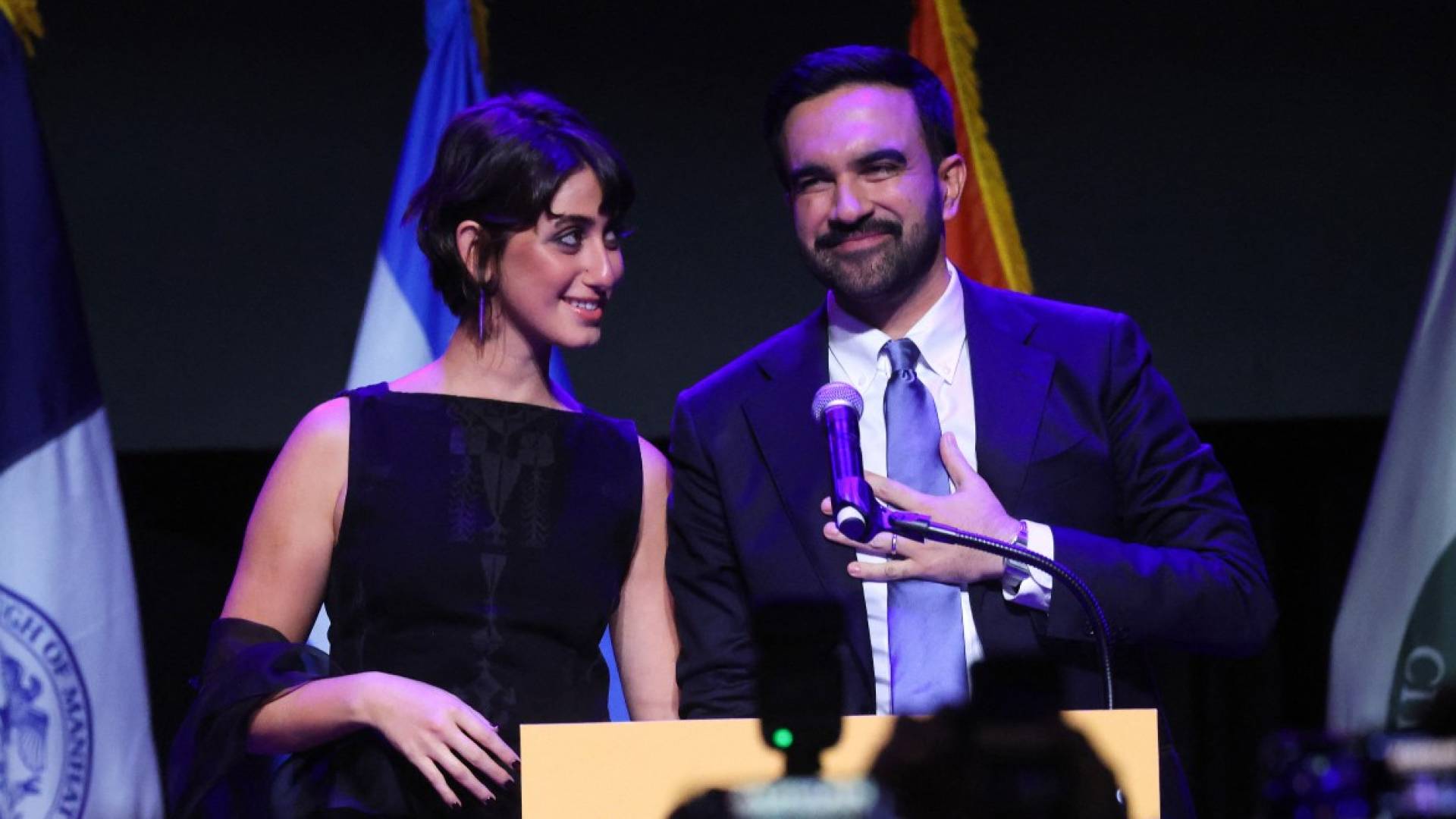 Zohran Mamdani's wife Rama Duwaji wears Palestinian-Jordanian design on victory night