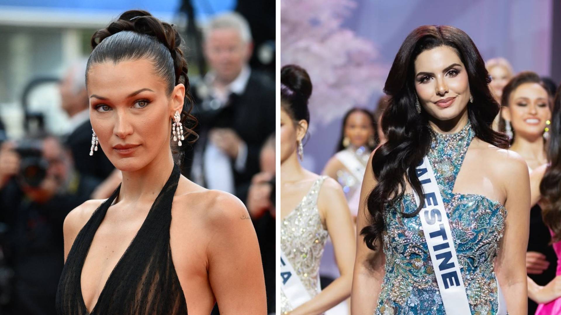 Bella Hadid shows support for Miss Universe Palestine