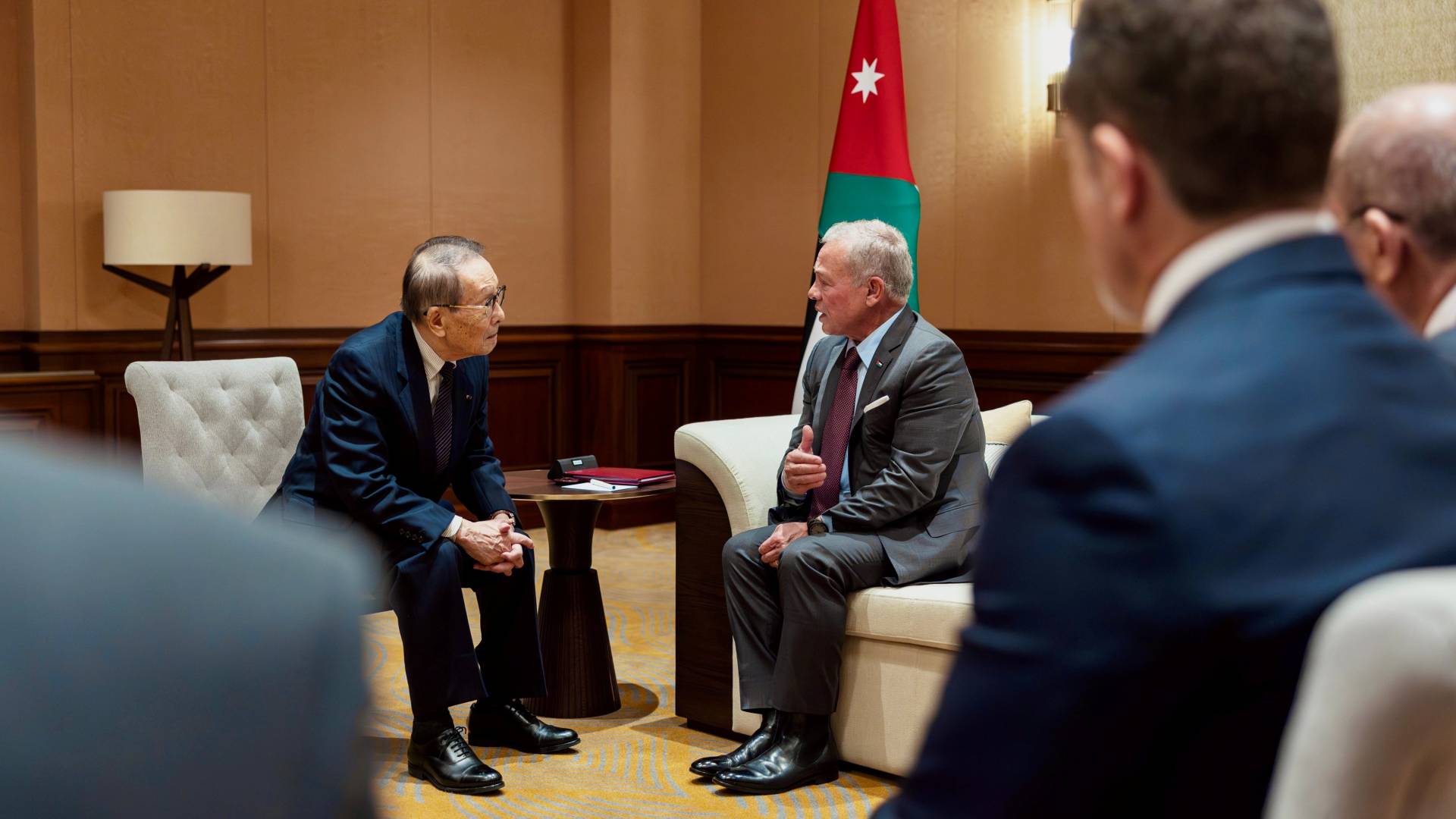 King meets Jordan-Japan Friendship Association chairman