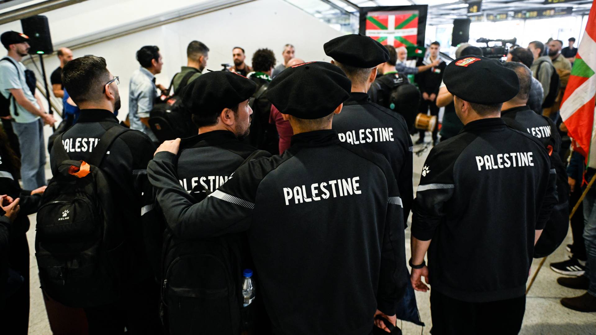 Palestinian football team arrives in Bilbao for historic solidarity match