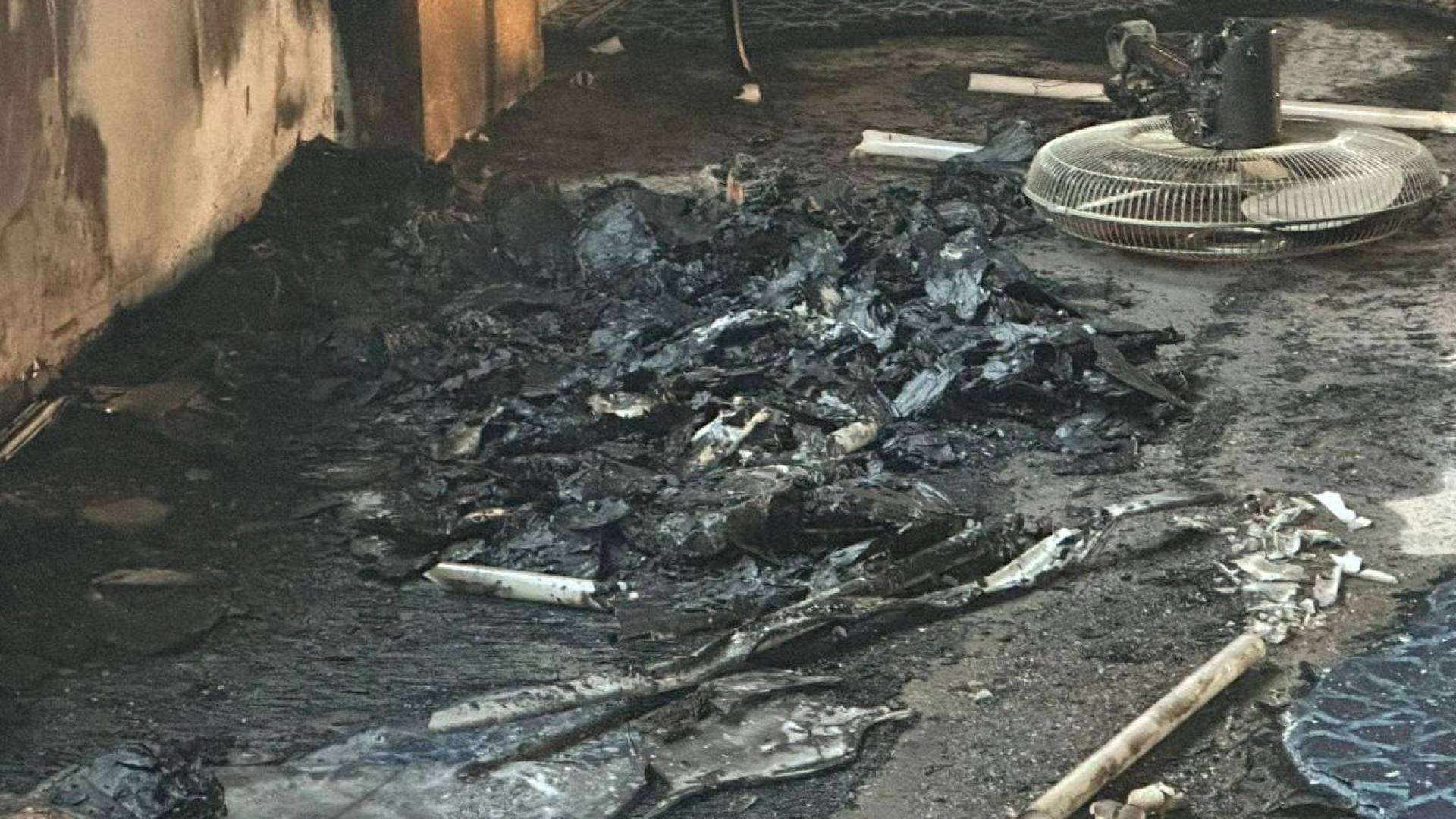 Photos: 'Israeli' settlers set Palestinian mosque ablaze in West Bank attack