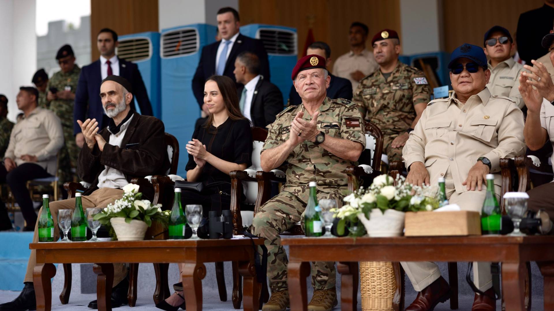 King, Indonesia president attend joint drone exercise in Jakarta