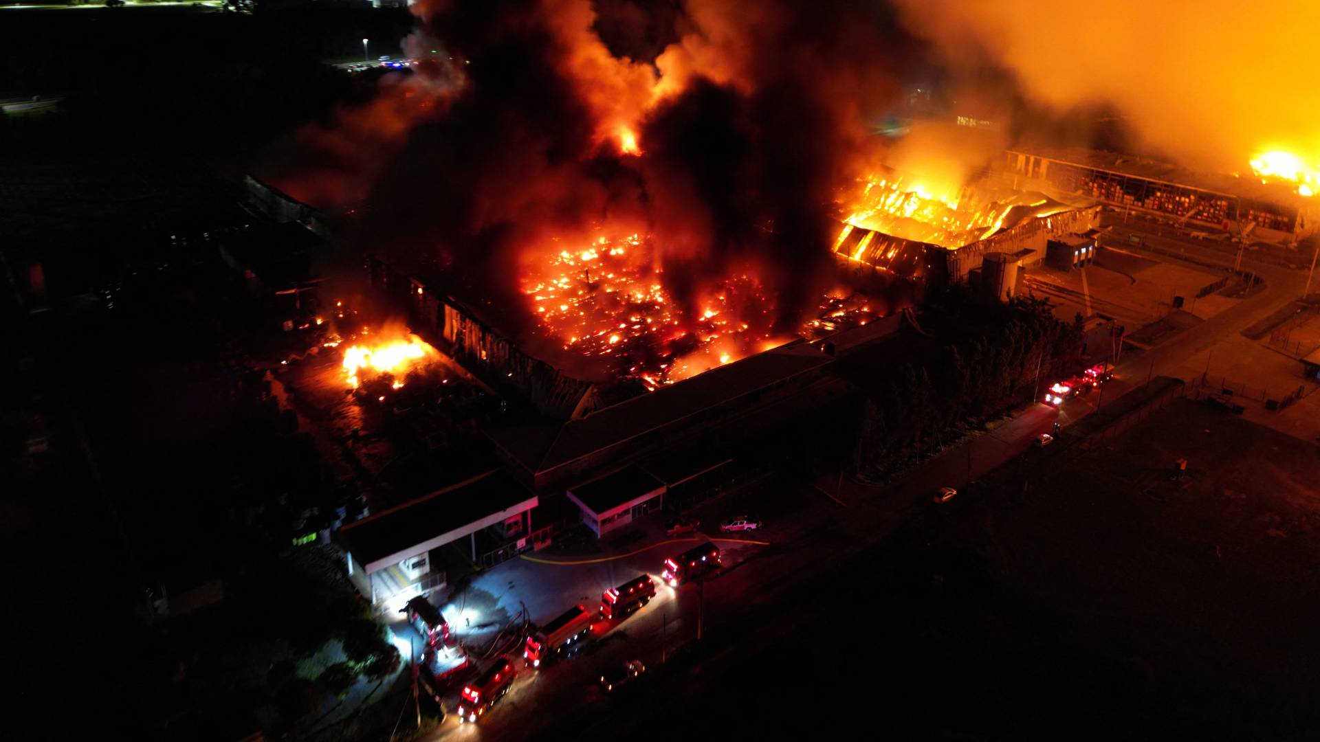 Huge explosions rock industrial area near Argentina's capital