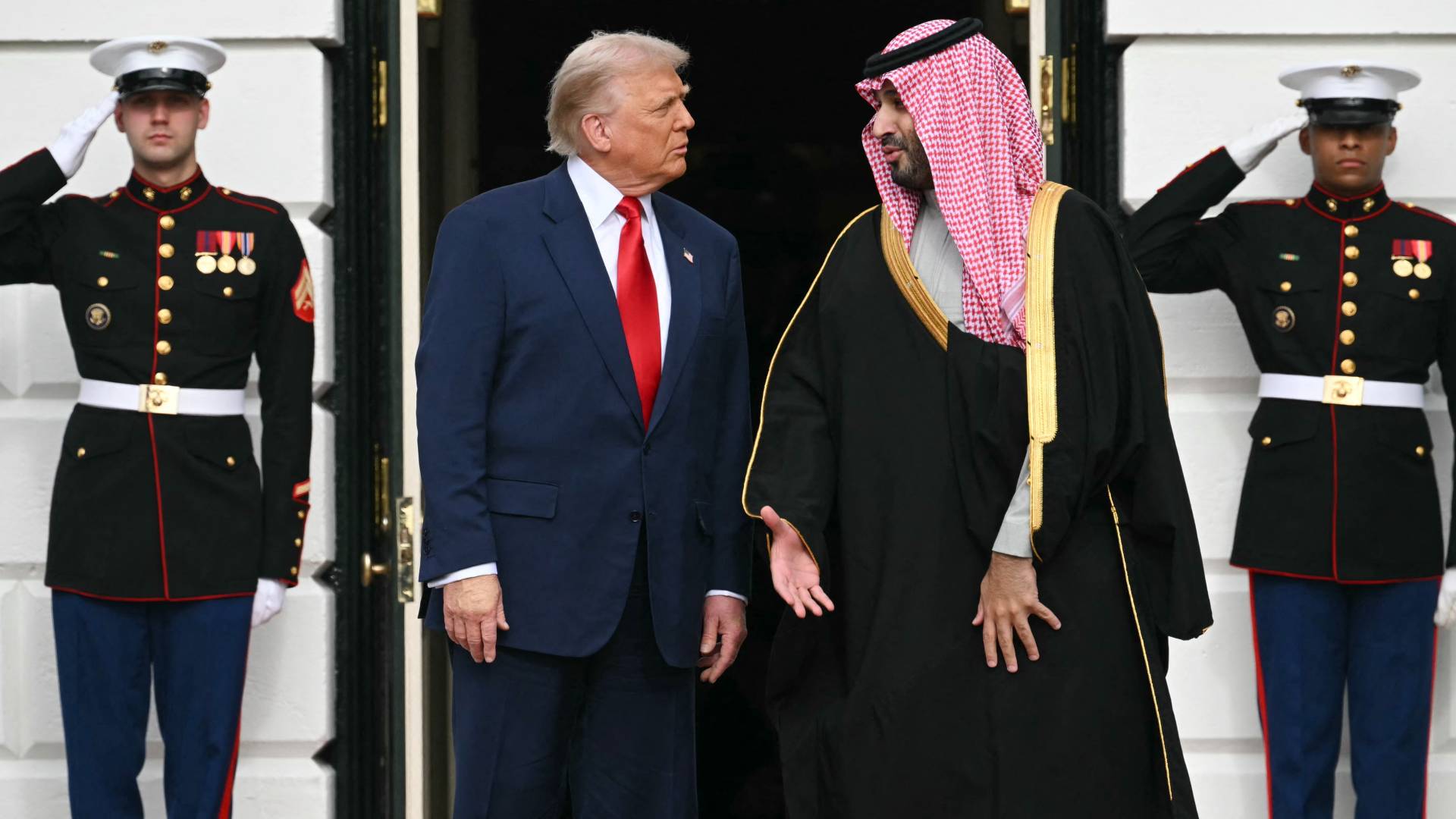 Saudi Crown Prince arrives at White House