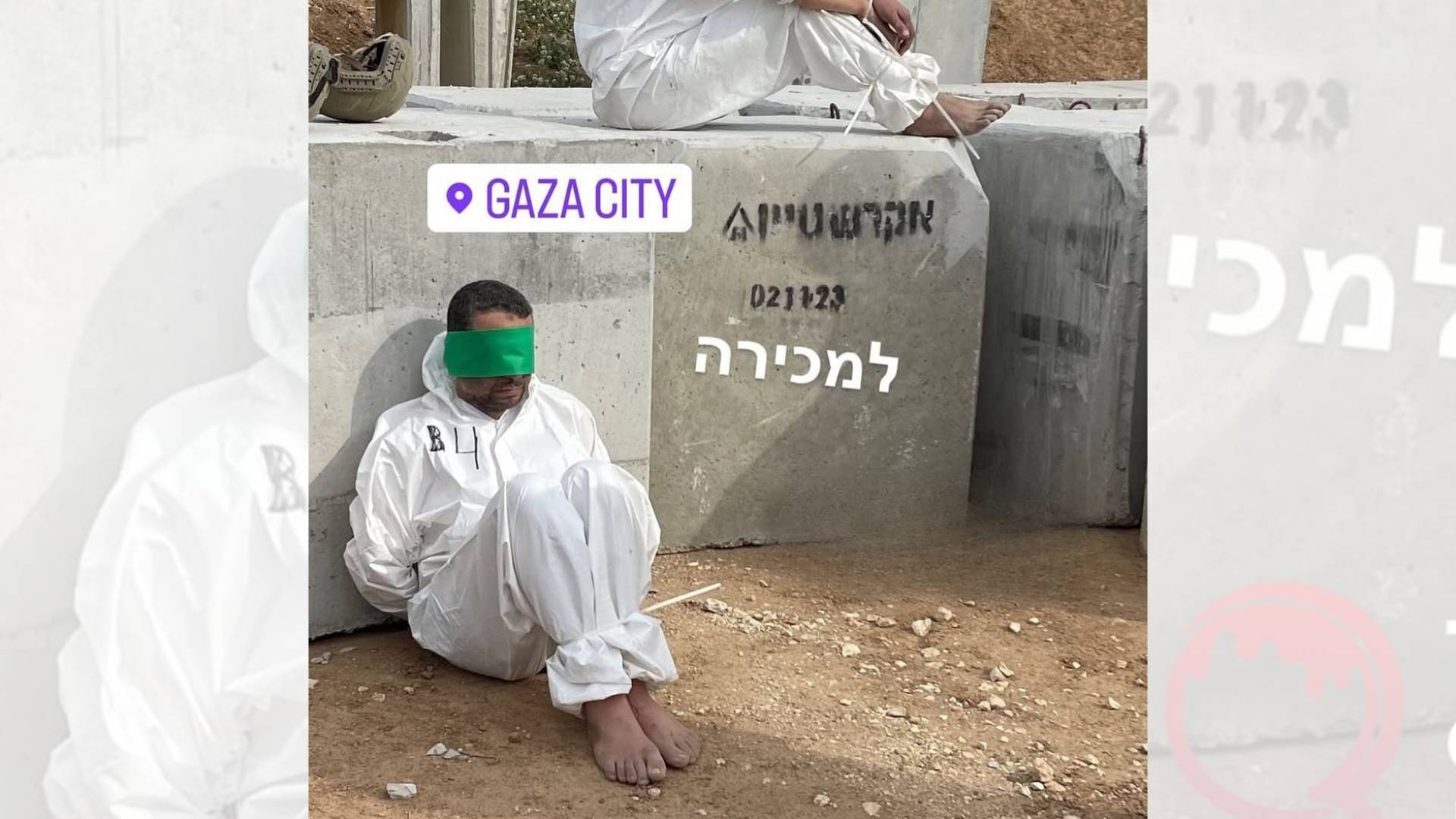 “For sale”: ‘Israeli’ soldier posts abuse of Gazan detainees on socials