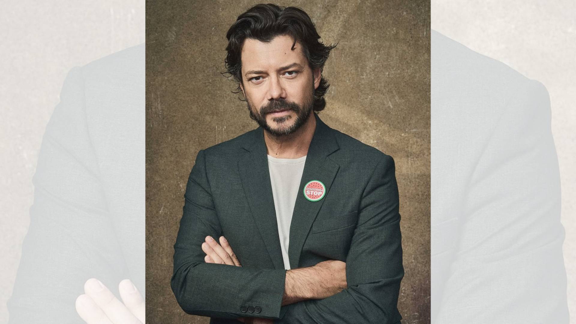 Spanish actor Álvaro Morte calls to “stop genocide”