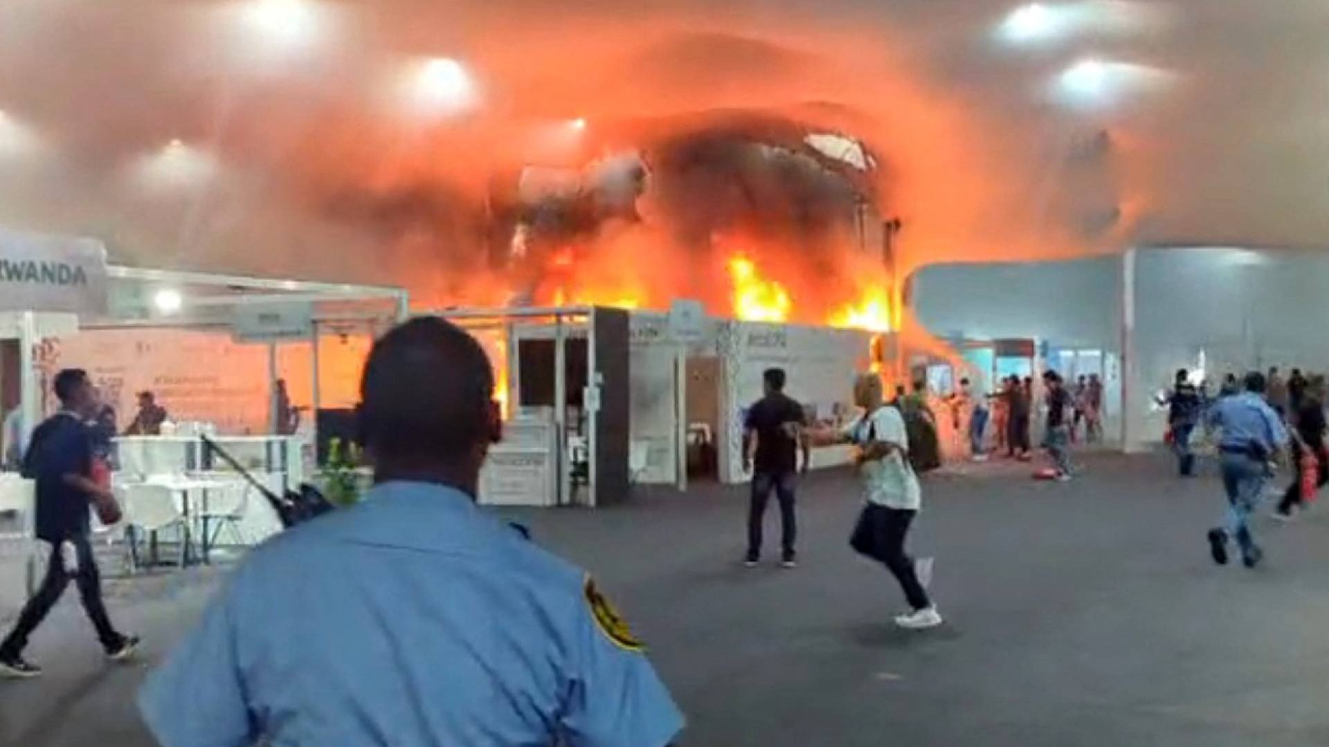 Fire breaks out at UN climate talks COP30 in Brazil