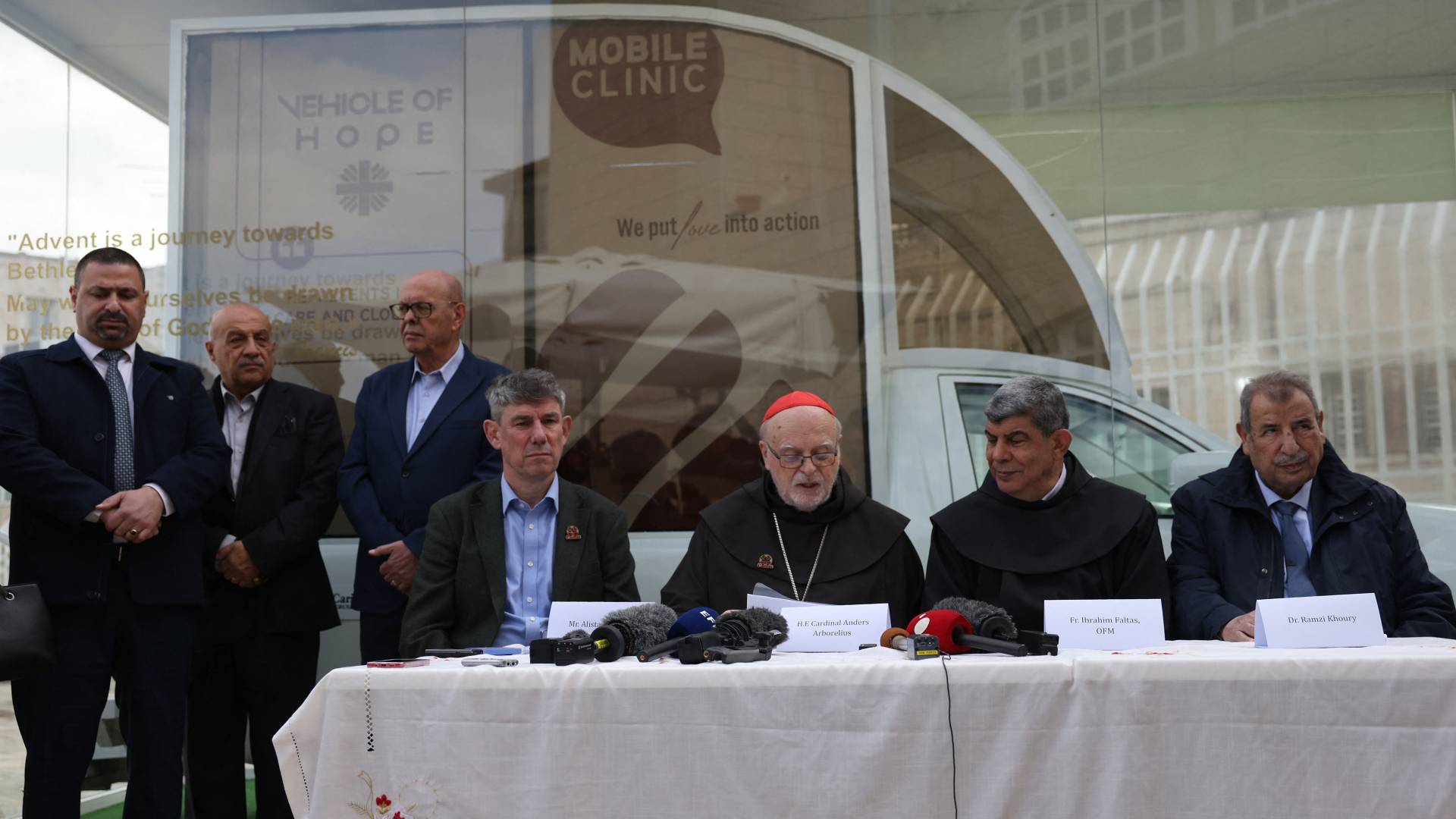 Pope Francis' popemobile converted to clinic for Gaza children