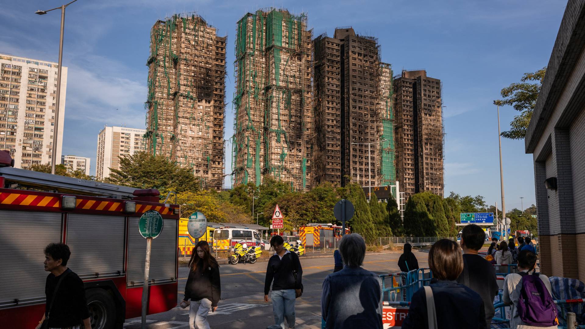 Hong Kong begins mourning period after fire kills at least 128