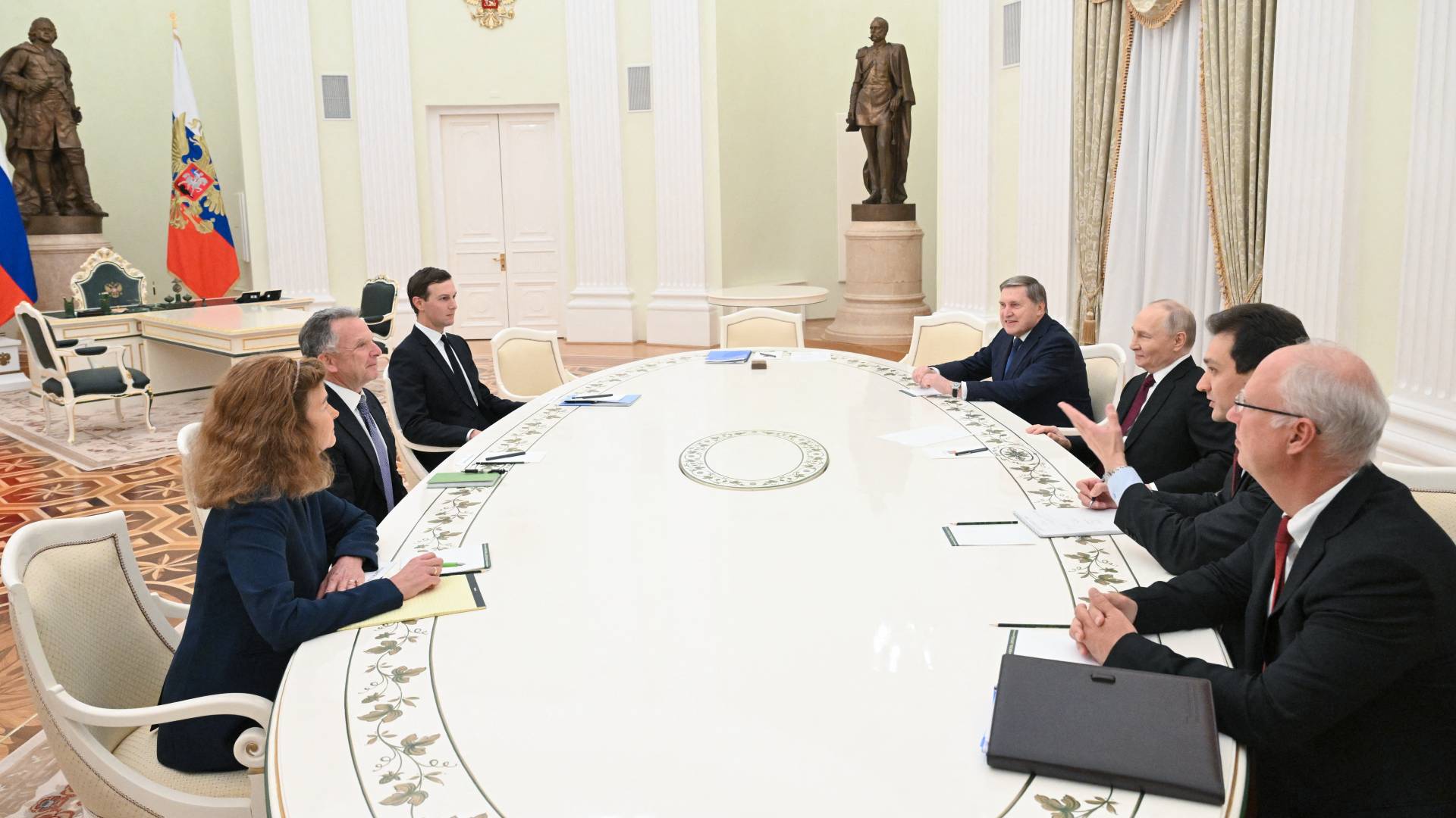 Putin concludes Ukraine talks with US negotiators Witkoff and Kushner