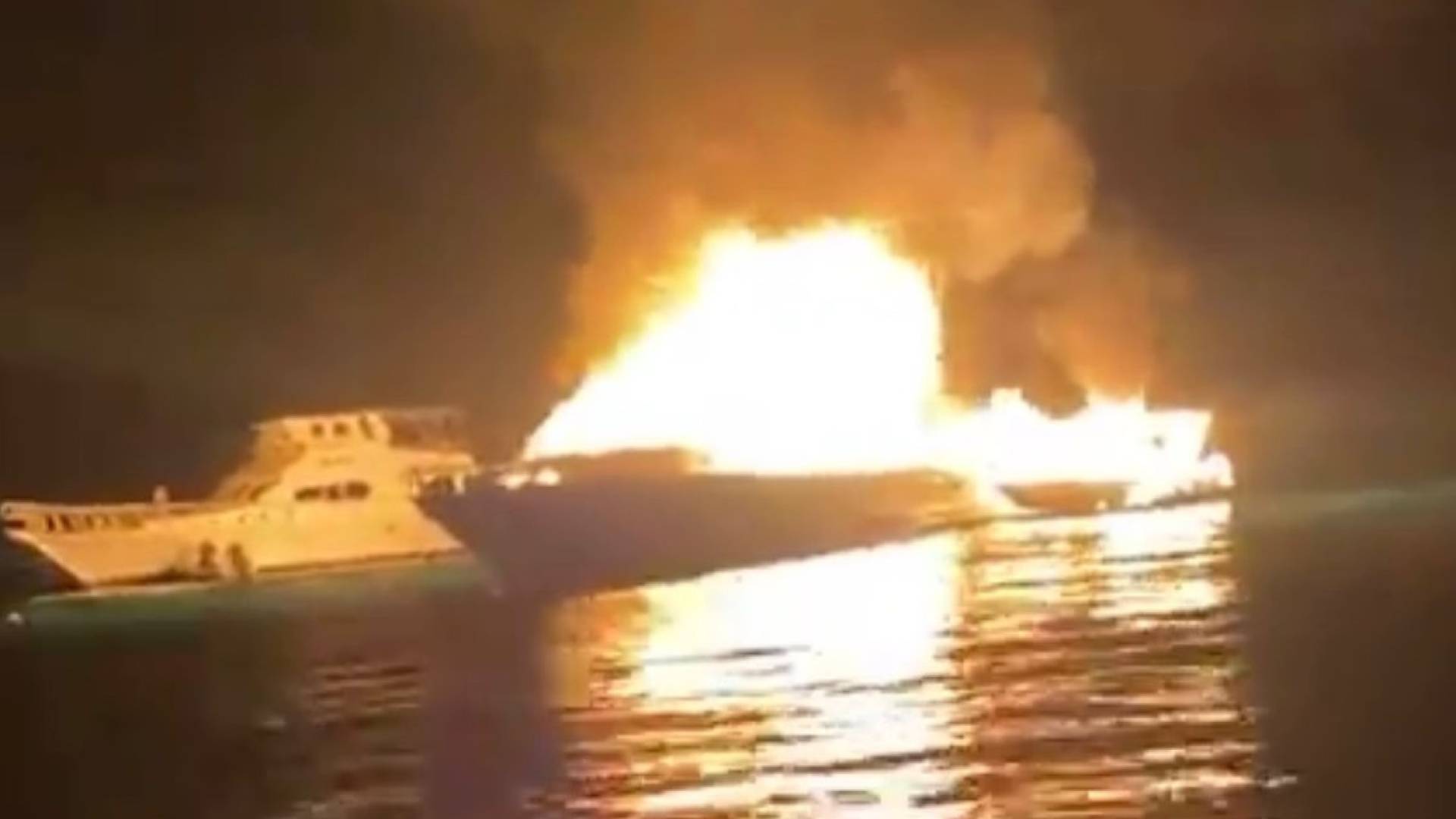 Tourist boat destroyed in Red Sea fire in Egyptian marina