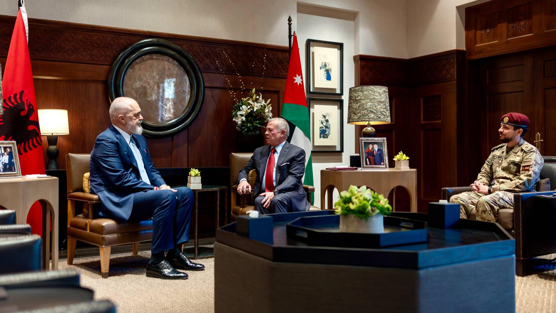 King receives Albania's Prime Minister